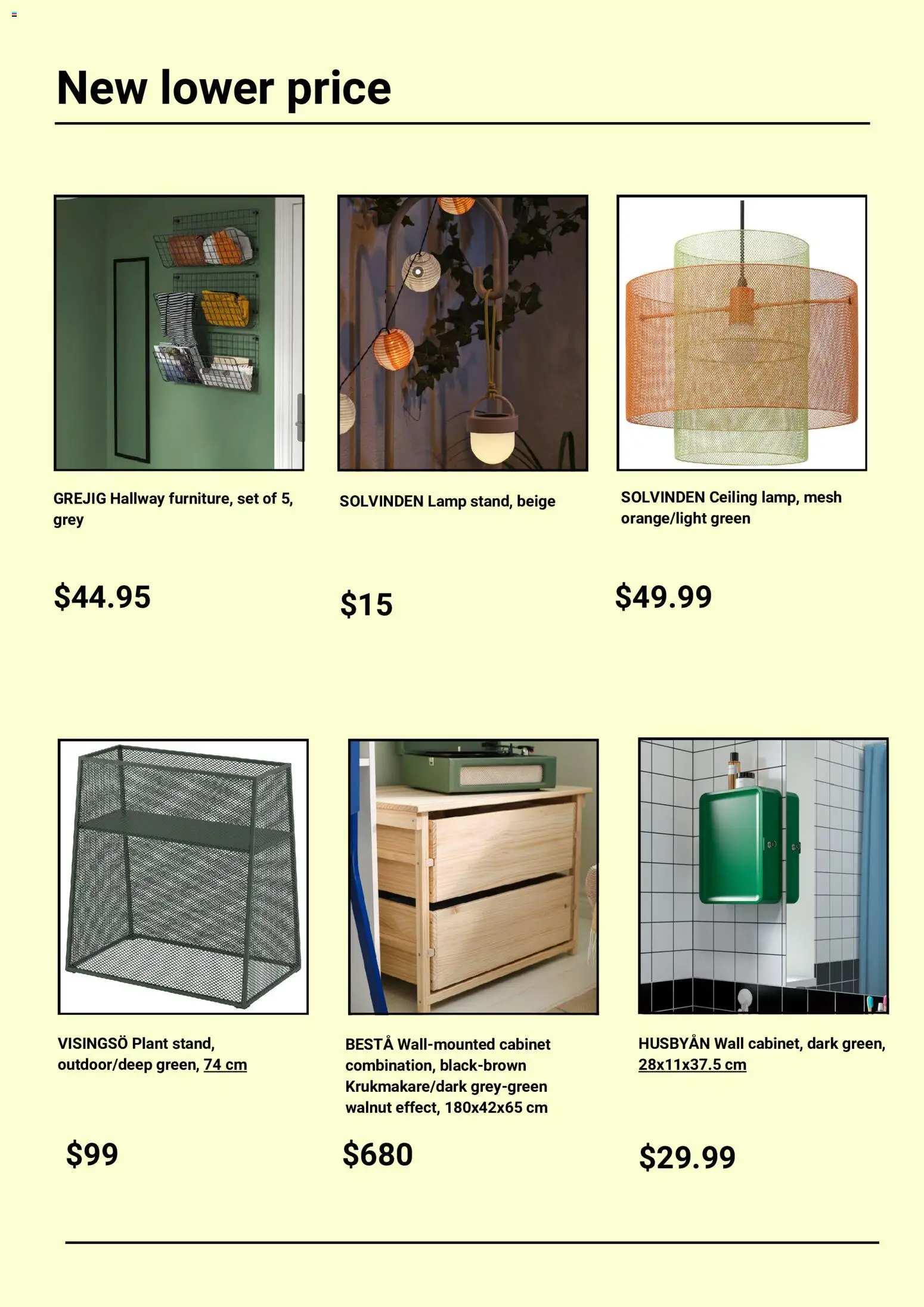 IKEA catalogue - valid from 31/07/2026 | Page: 4 | Products: Cabinet, Lamp, Plant