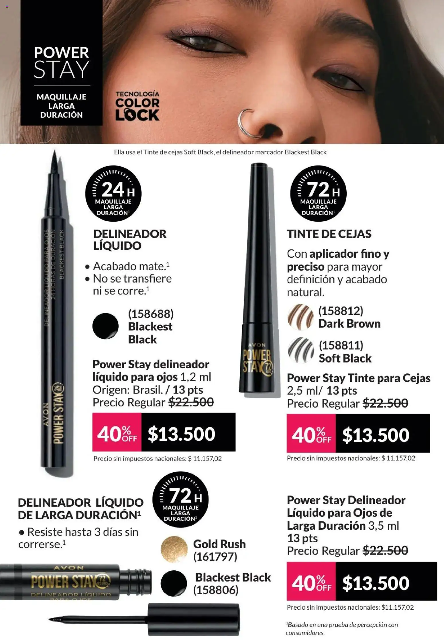 Catálogo AVON Campaña 4/2026 │ válido desde el 01/04/2026 | Página: 31 | Productos: Maquillaje, Delineador