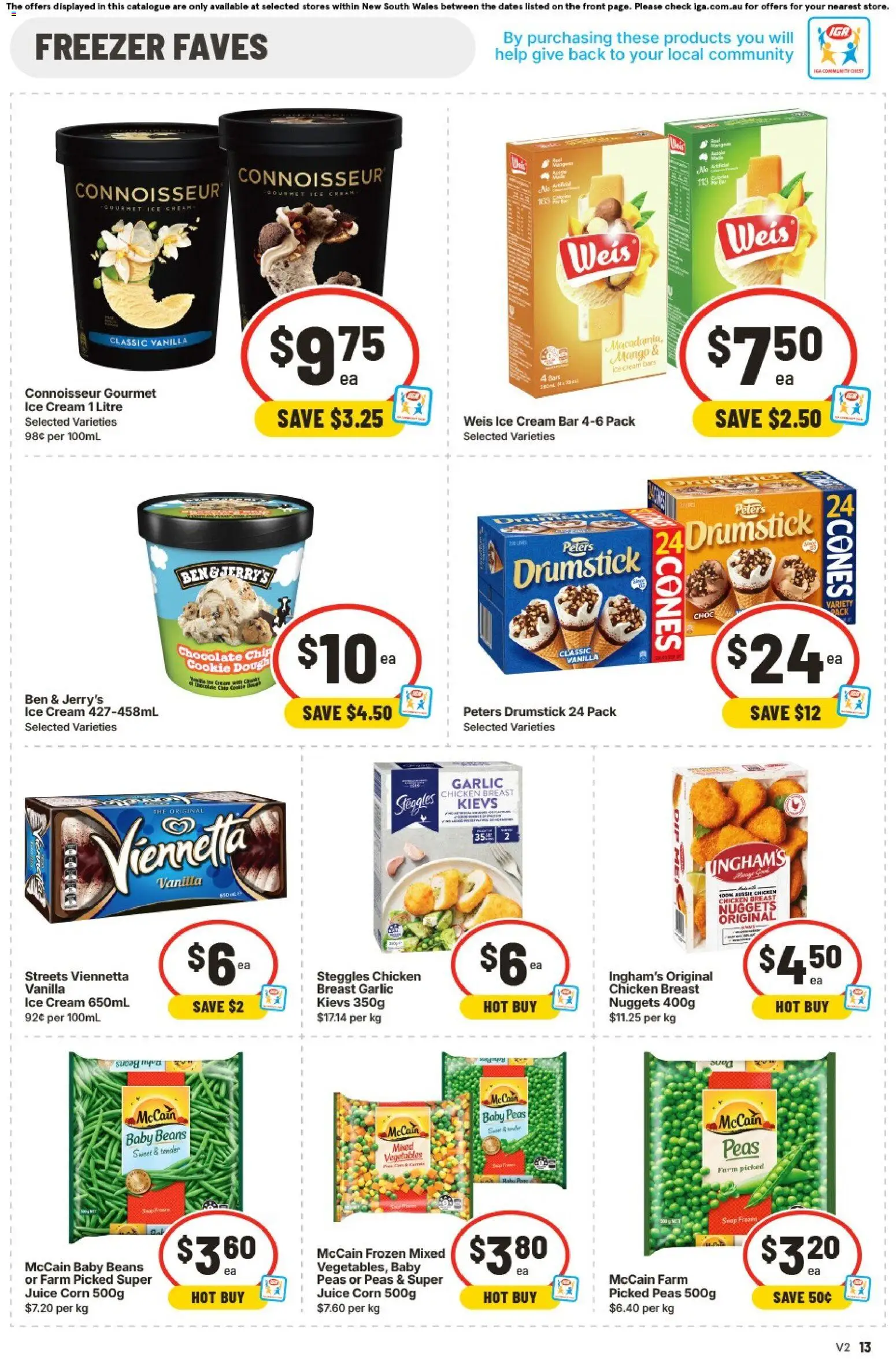 IGA catalogue - valid from 03.06.2026 | Page: 13 | Products: Juice, Chicken, Cream, Garlic