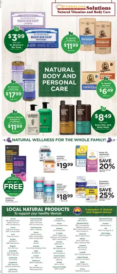 Preview of King Soopers weekly ads valid from 29.04.2026 | Page: 11 | Products: Shampoo, Deodorant, Bourbon, Bar Soap