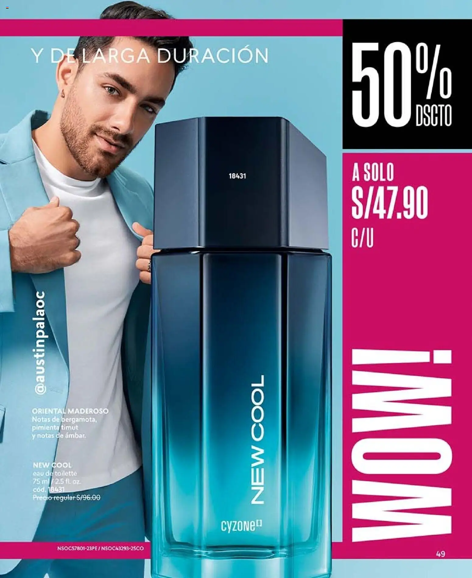 Catálogo CyZone válido desde 09/09/2026 | Página: 49 | Productos: EAU de Toilette