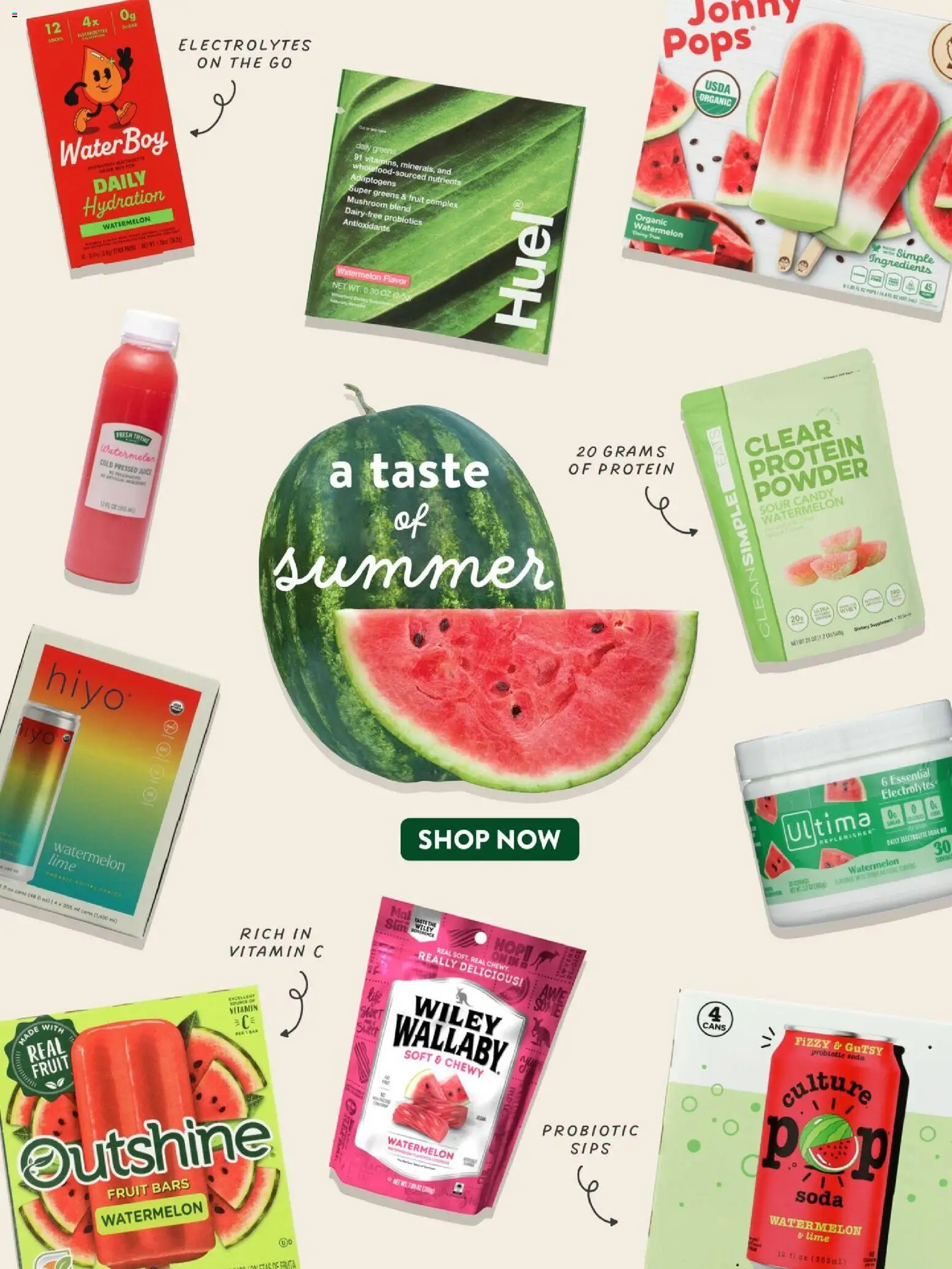 Fresh Thyme Monthly Ad - valid from 08/01/2026 | Page: 2 | Products: Vitamin, Probiotics, Juice, Greens