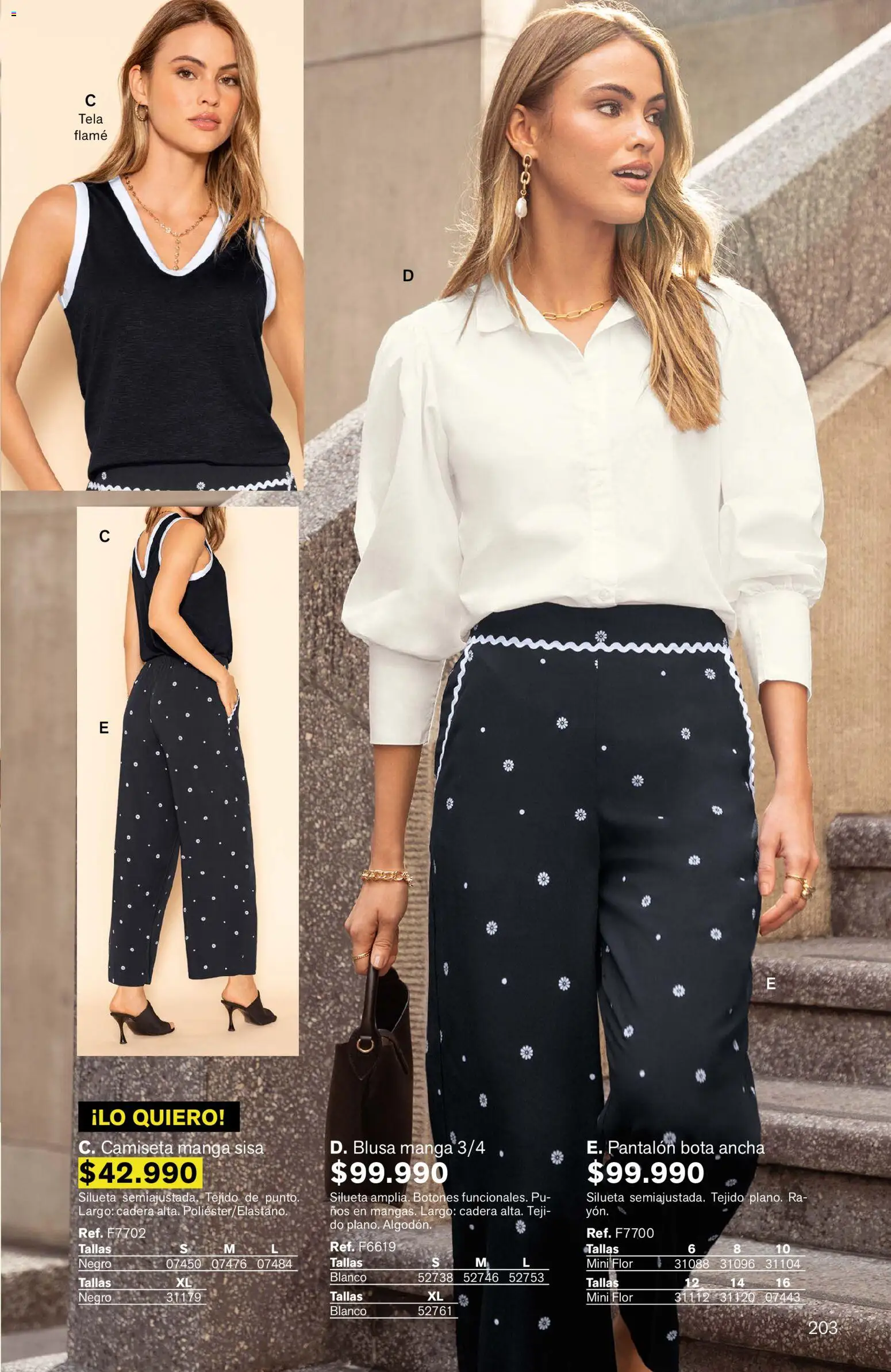 Leonisa revista - valida desde el 11/09/2026 | Página: 203 | Productos: Camiseta, Camiseta manga sisa, Blusa