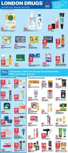 Preview of London Drugs weekly flyer / circulaire from shop London Drugs valid from Jul 3, 2026