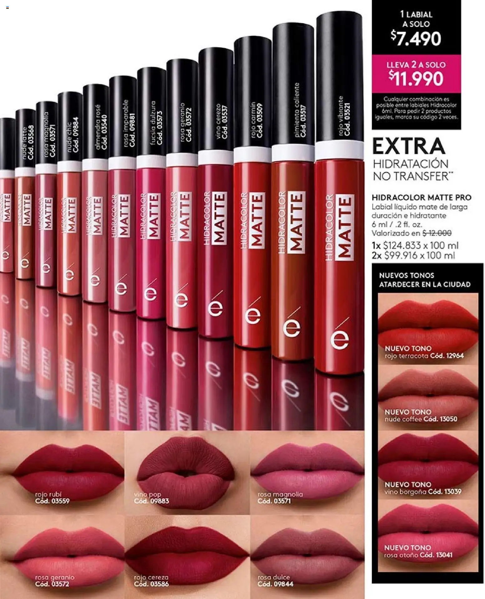 Catálogo Ésika Campaña 12 │ válido desde el 06.07.2026 | Página: 49 | Productos: Pimienta, Almendra, Vino, Labial