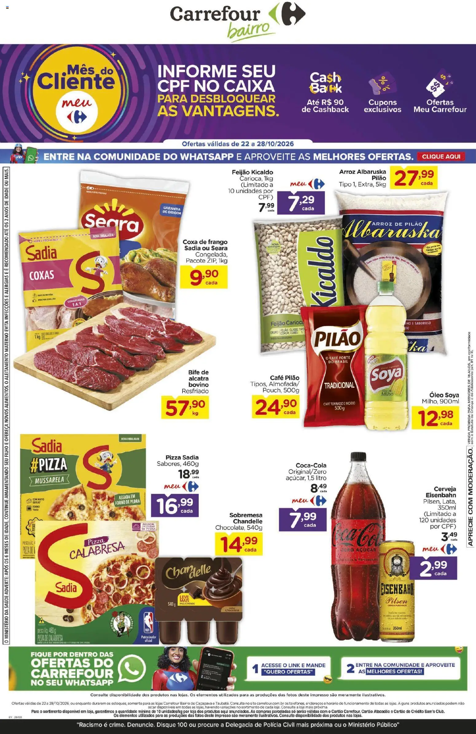 Carrefour Bairro Folheto - válido de 22/10/2026 | Página: 1