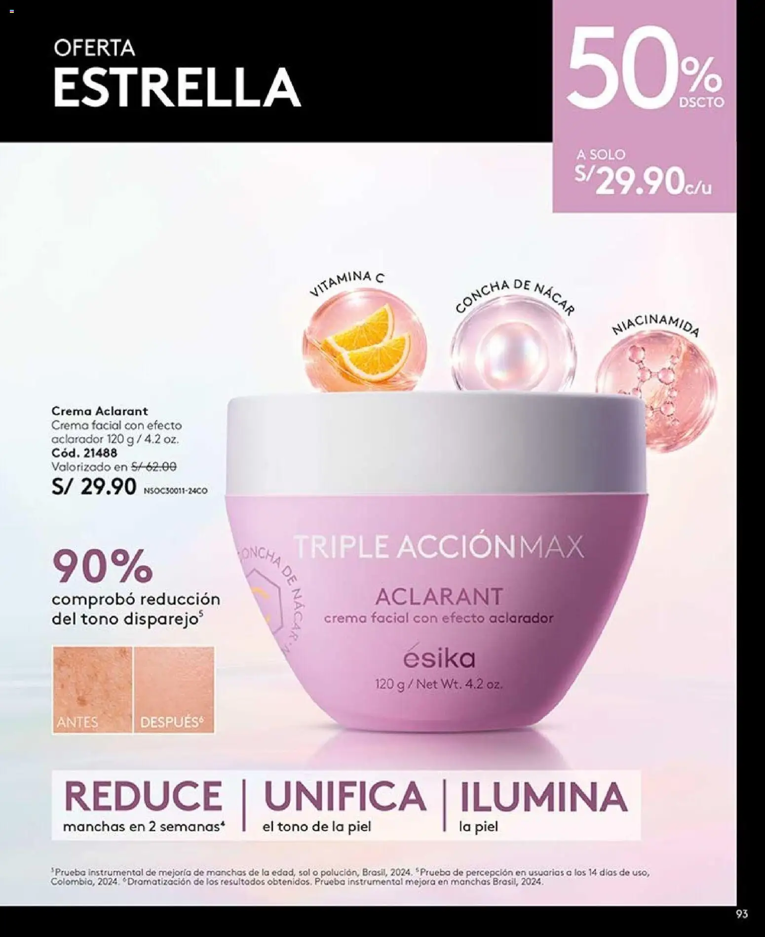 Catálogo Ésika válido desde 02/08/2026 | Página: 93 | Productos: Crema