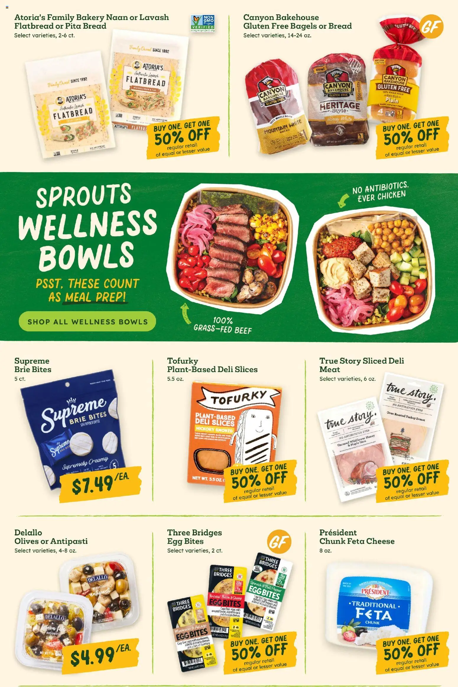 Sprouts Weekly Ad - valid from 07/29/2026 | Page: 8 | Products: Peppers, Spinach, Cheese, Pepper