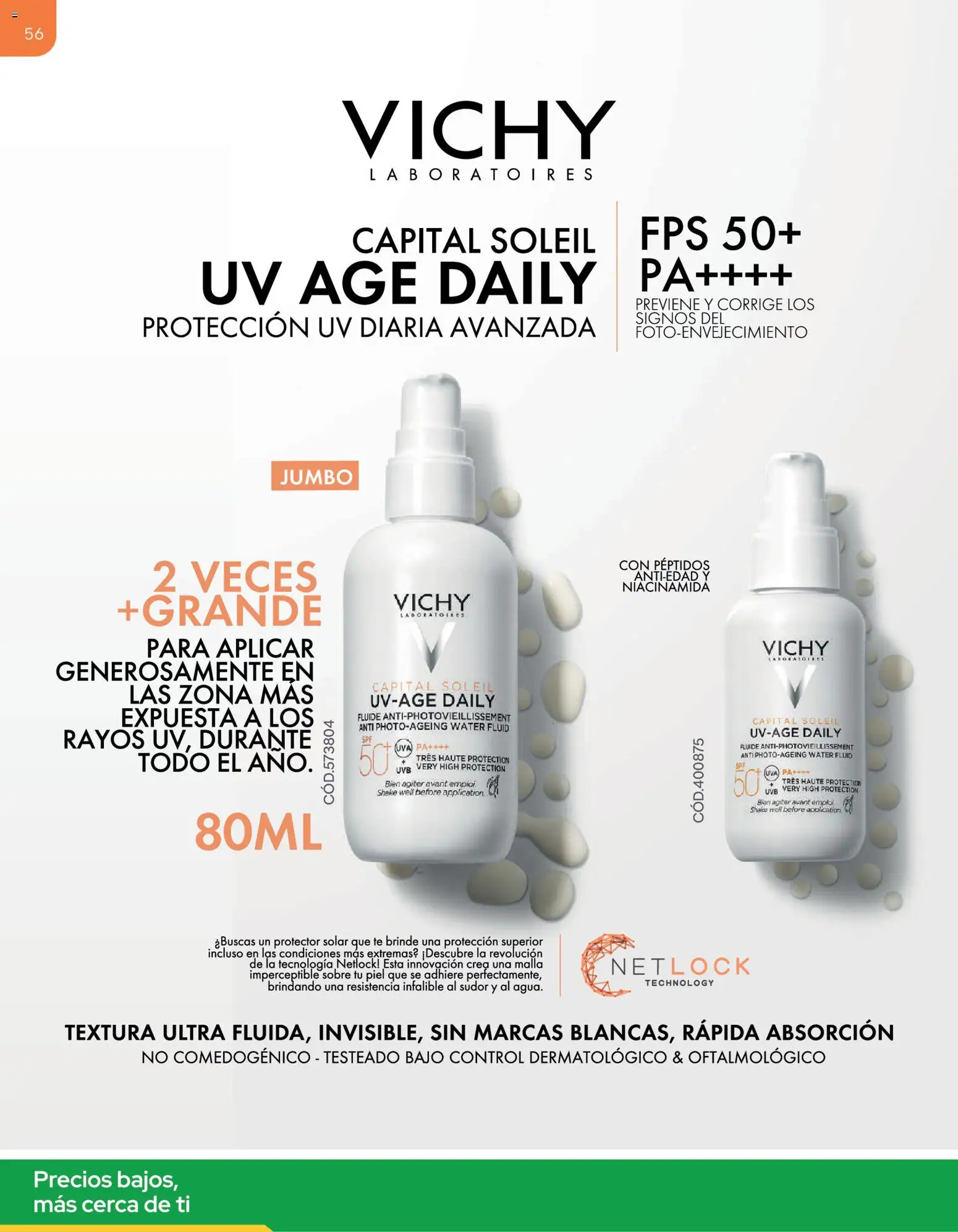 Cruz Verde - Dermocosmética │ válido desde el 31.08.2026 | Página: 56 | Productos: Protector solar, Sobre, Té, Bajo