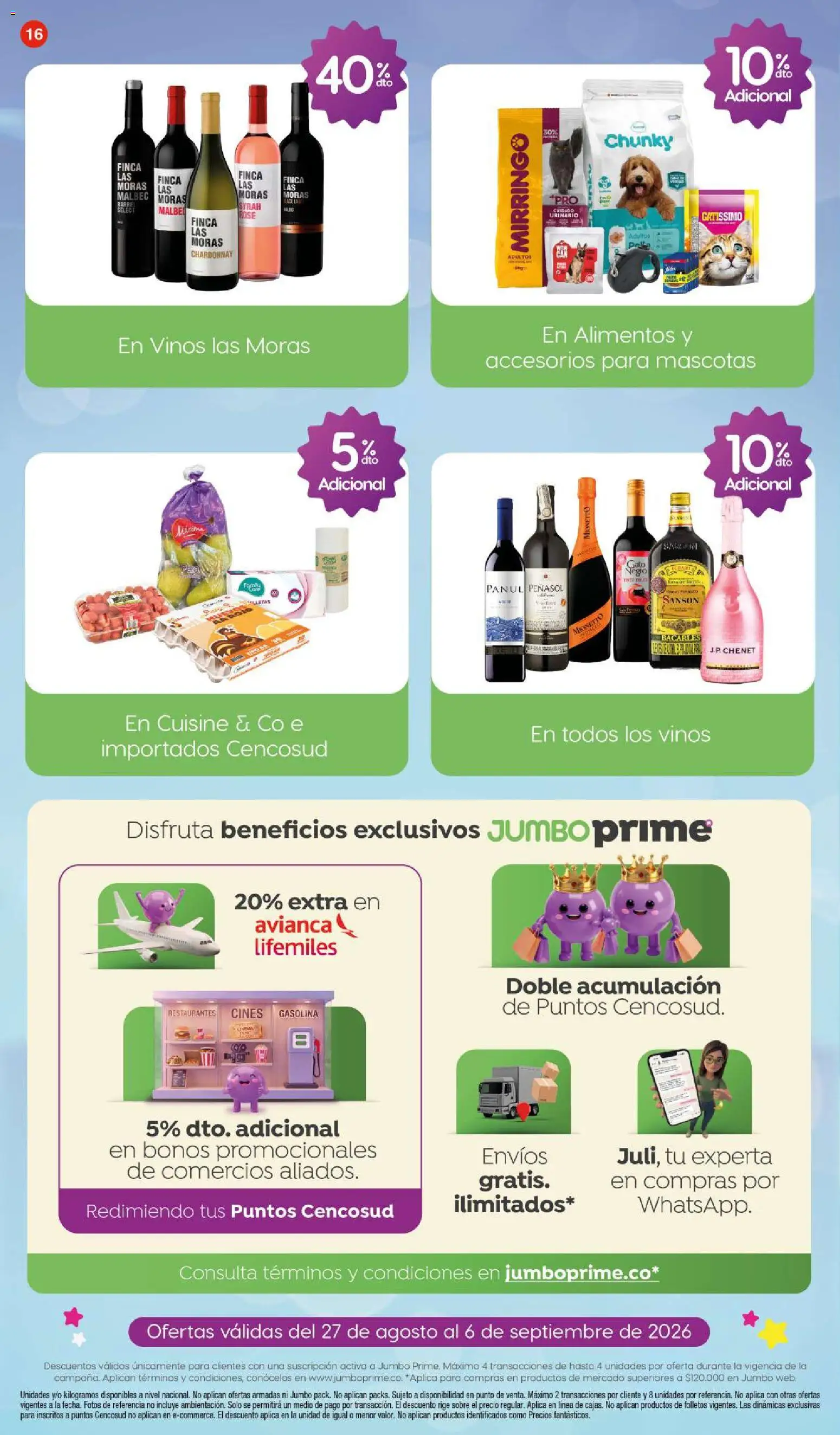 Jumbo revista - valida desde el 27/08/2026 | Página: 16 | Productos: Sobre