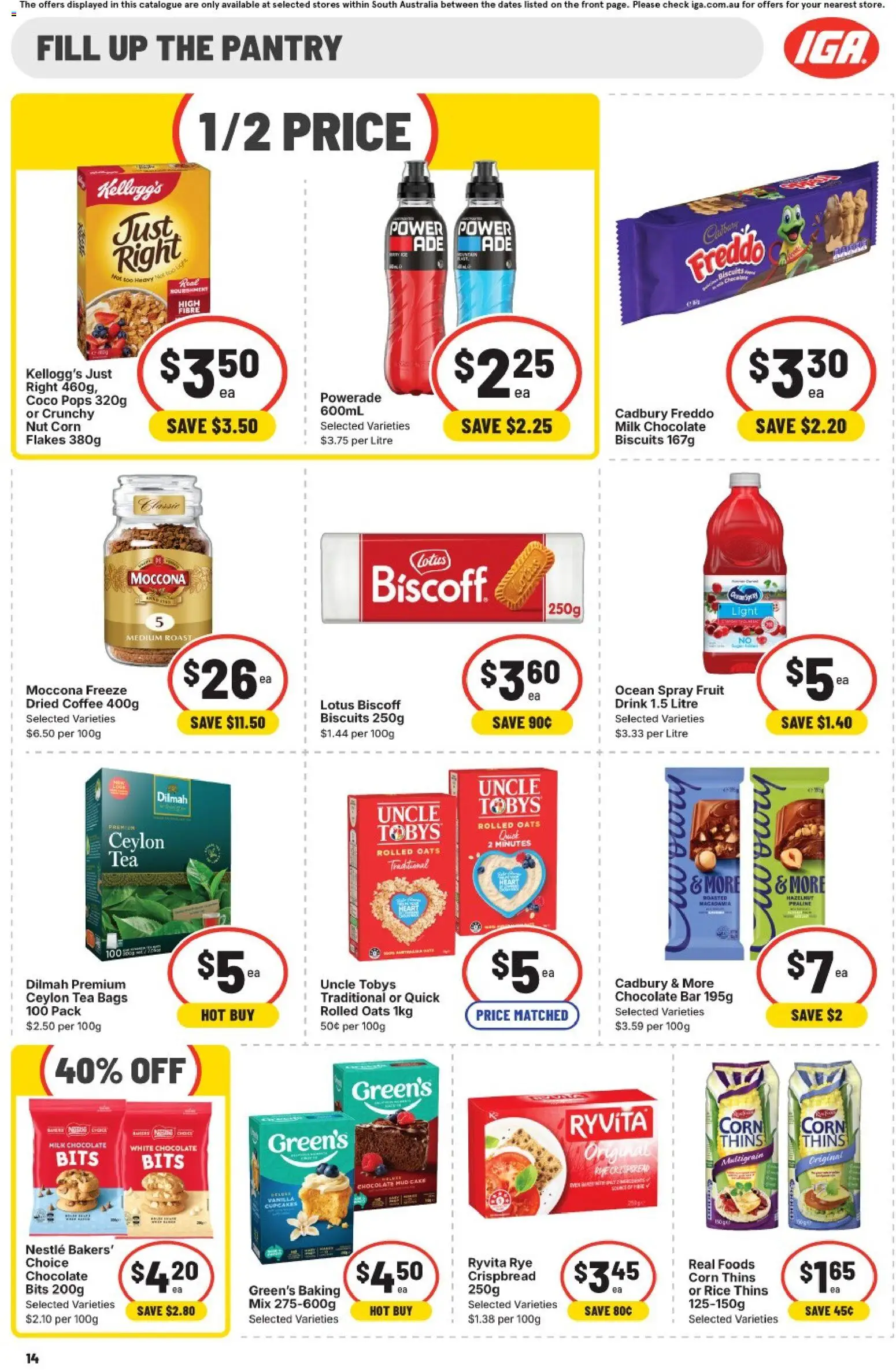 IGA catalogue - valid from 15/07/2026 | Page: 10 | Products: Milk, Chocolate, Sour cream, Beef