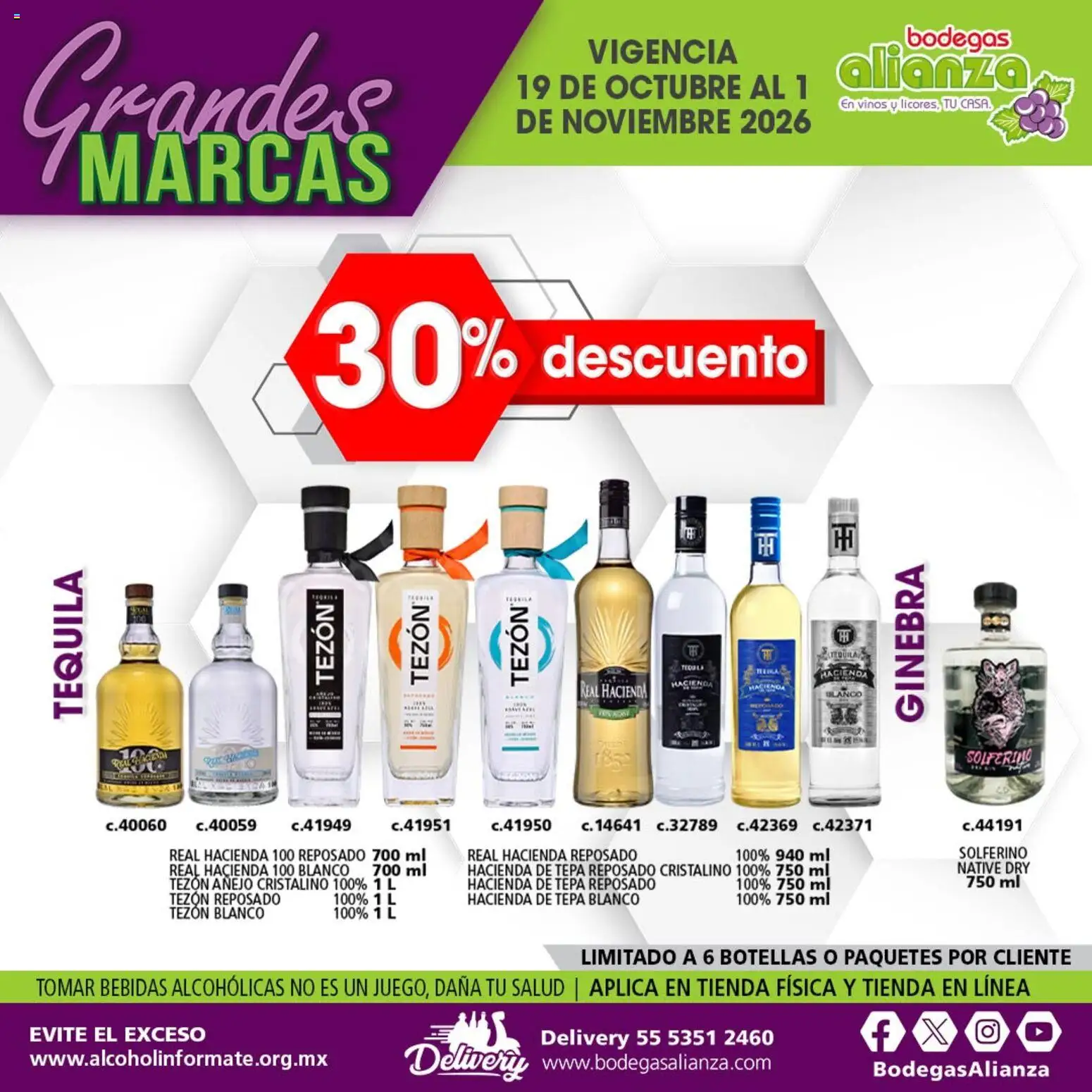 Nuevas ofertas de Bodegas Alianza válidas en toda la República Mexicana desde el 19/10/2026. ¡Encuentra las mejores ofertas en Bodegas Alianza catálogo Grandes Marcas! | Página: 4