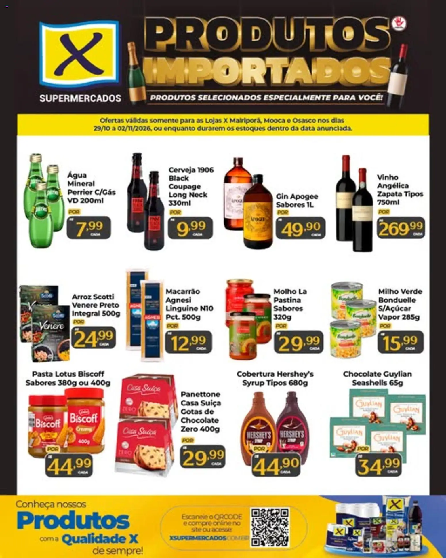 X Supermercados Folheto - válido de 29/10/2026 | Página: 1