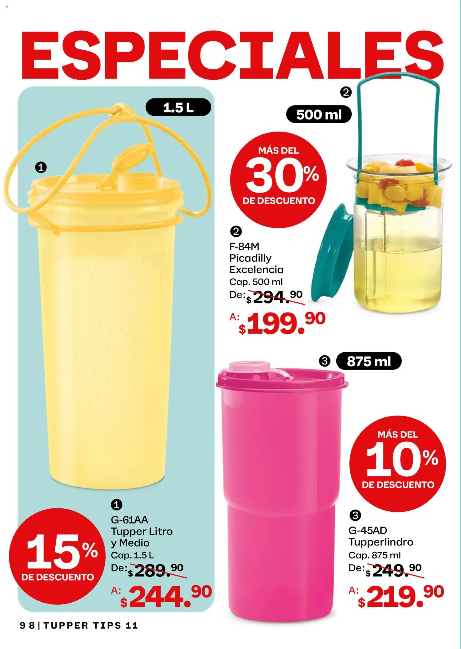 Nuevas ofertas de Tupperware válidas en toda la República Mexicana desde el 05/10/2026. ¡Encuentra las mejores ofertas en Tupperware catálogo! | Página: 98