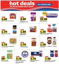 Preview of Meijer weekly ads valid from 03.06.2026 | Page: 18 | Products: Beef, Pasta, Ketchup, Sausage