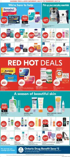 Preview of Shoppers weekly flyer / circulaire from shop Shoppers valid from Jul 10, 2026 | Page: 3 | Products: Antiperspirant, Shower, Oil, Coffee