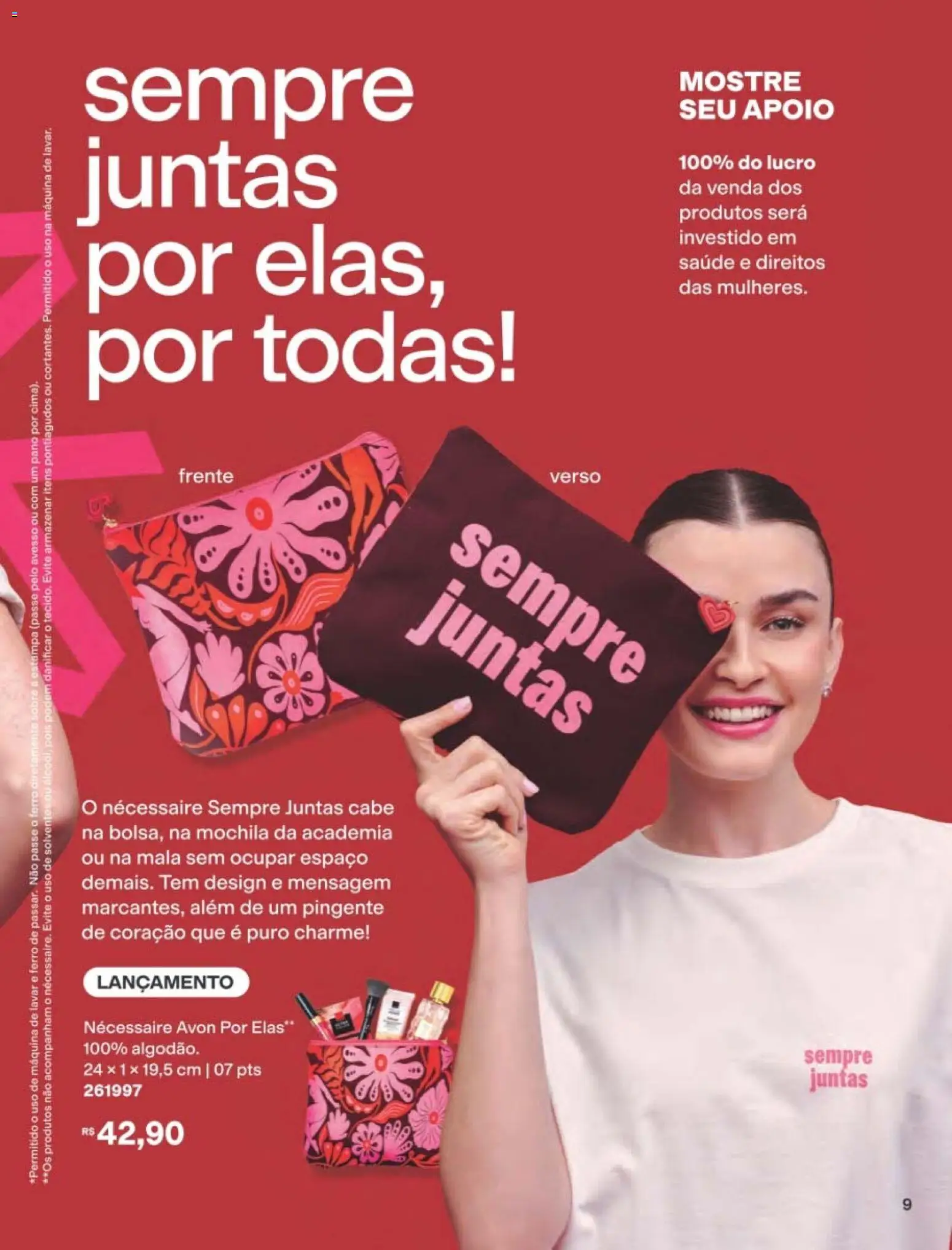 Avon Folheto - válido de 01/09/2026 | Página: 9 | Produtos: Máquina de lavar, Mala, Ferro, Pingente