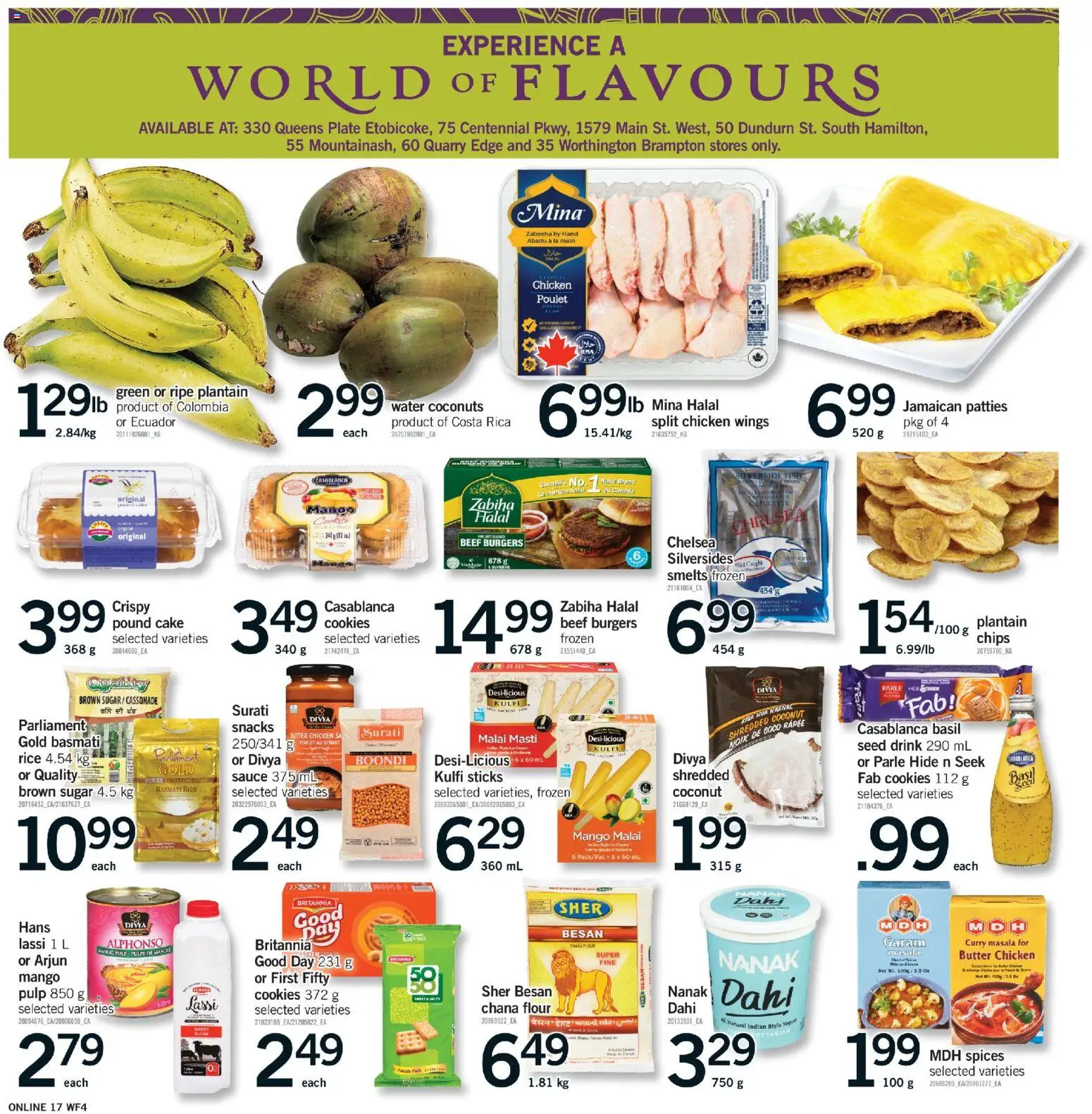 Fortinos flyer valid from 04.06.2026 | Page: 17 | Products: Rice, Fish, Butter, Chicken