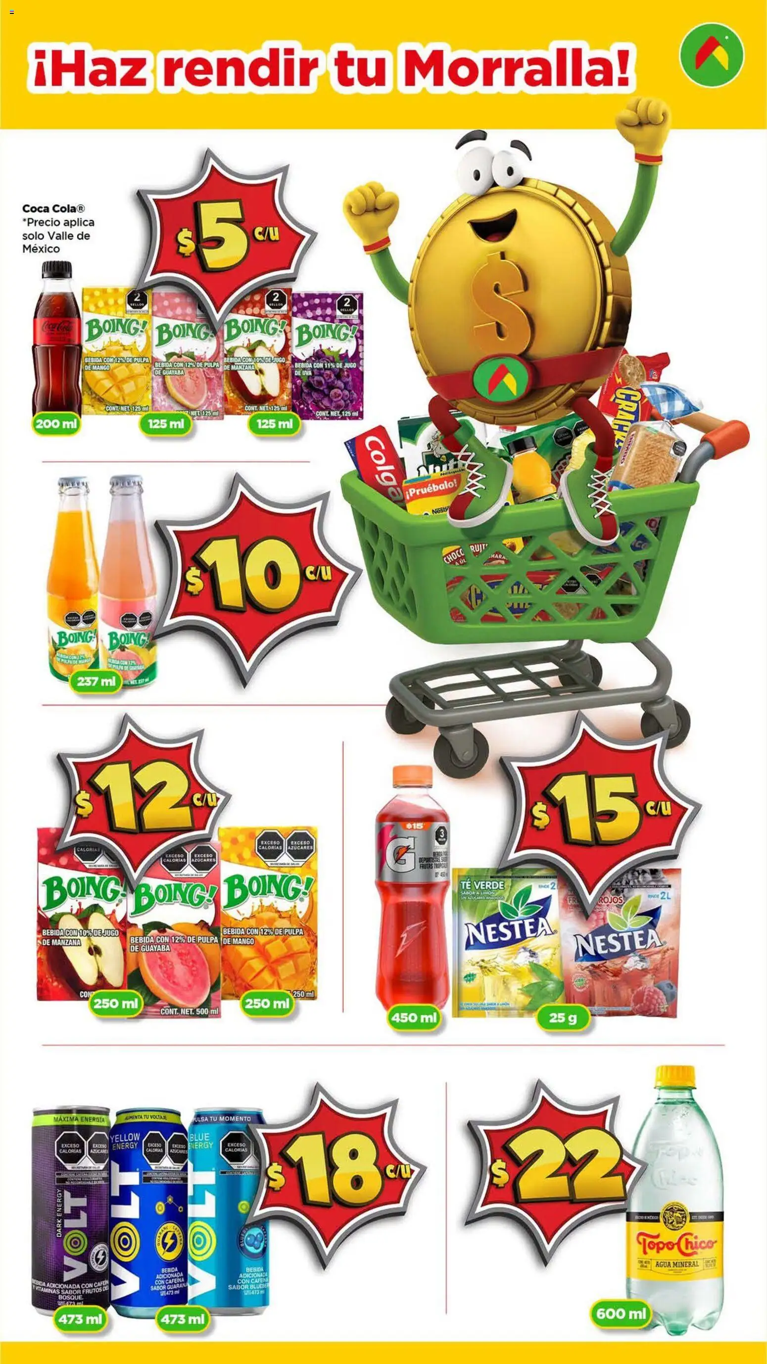 Nuevas ofertas de Bodega Aurrerá válidas en toda la República Mexicana desde el 17/09/2026. ¡Encuentra las mejores ofertas en Bodega Aurrerá folleto Morralla! | Página: 5 | Productos: Agua, Jugo, Uva, Agua mineral