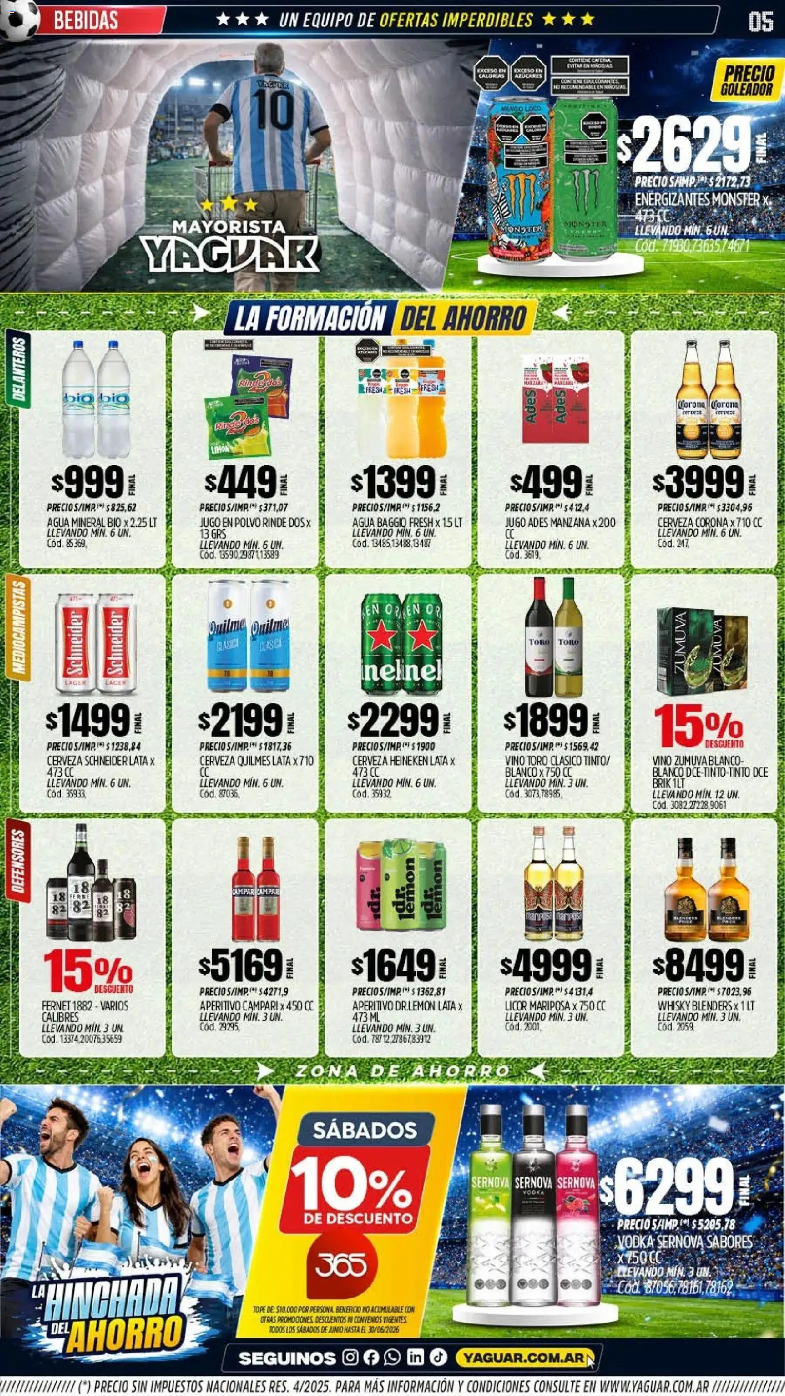 Yaguar - Oferta Semanal Mendoza │ válido desde el 22/06/2026 | Página: 4