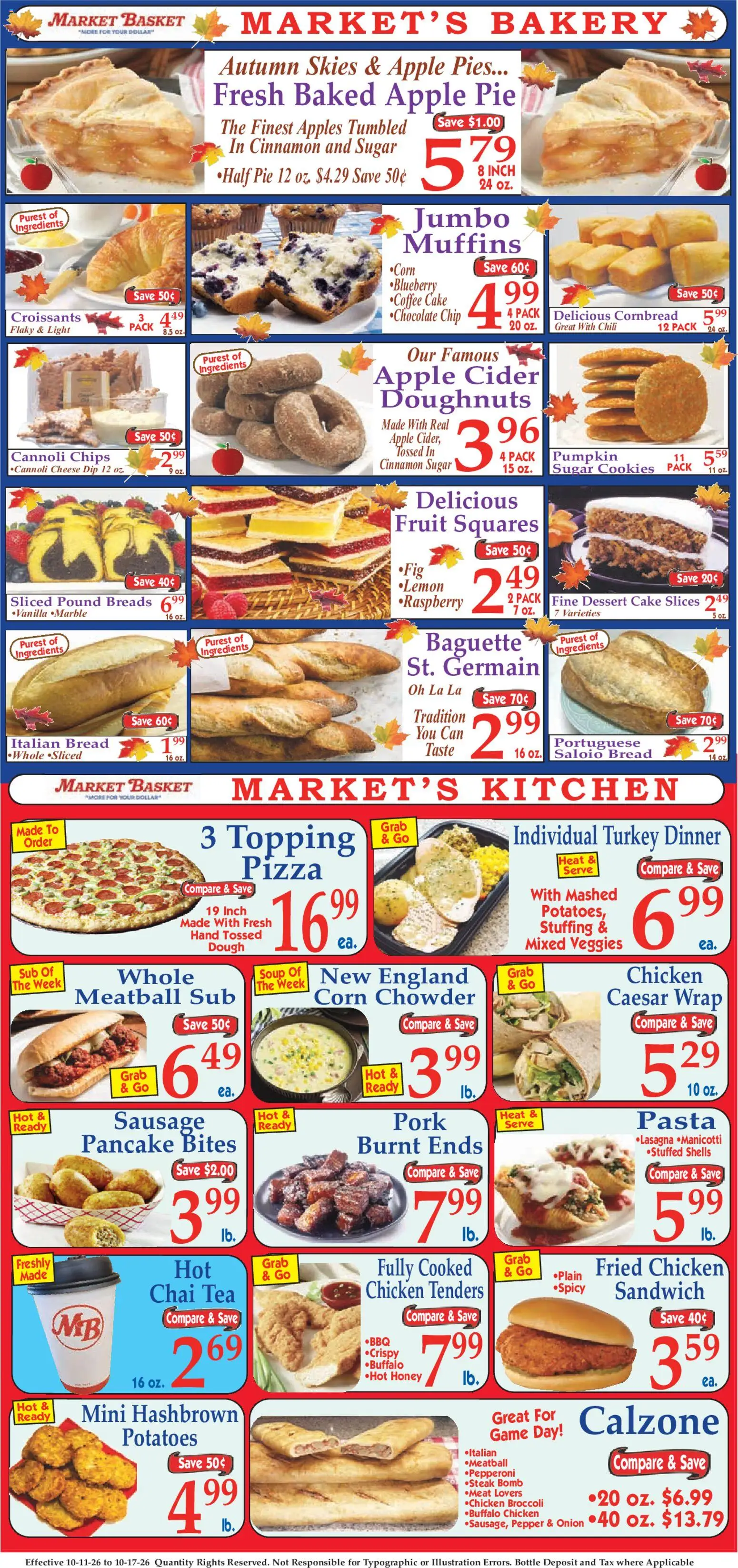 Market Basket Ad - valid from 10/11/2026 | Page: 10