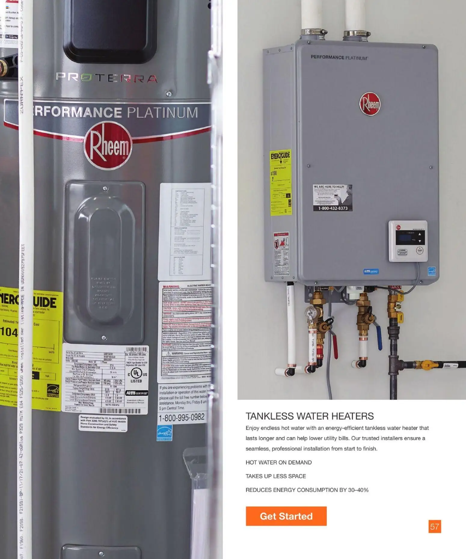 Home Depot Home Services Catalog - valid from 09/17/2026 | Page: 57 | Products: Safe, Canoe, Water, Water Heater