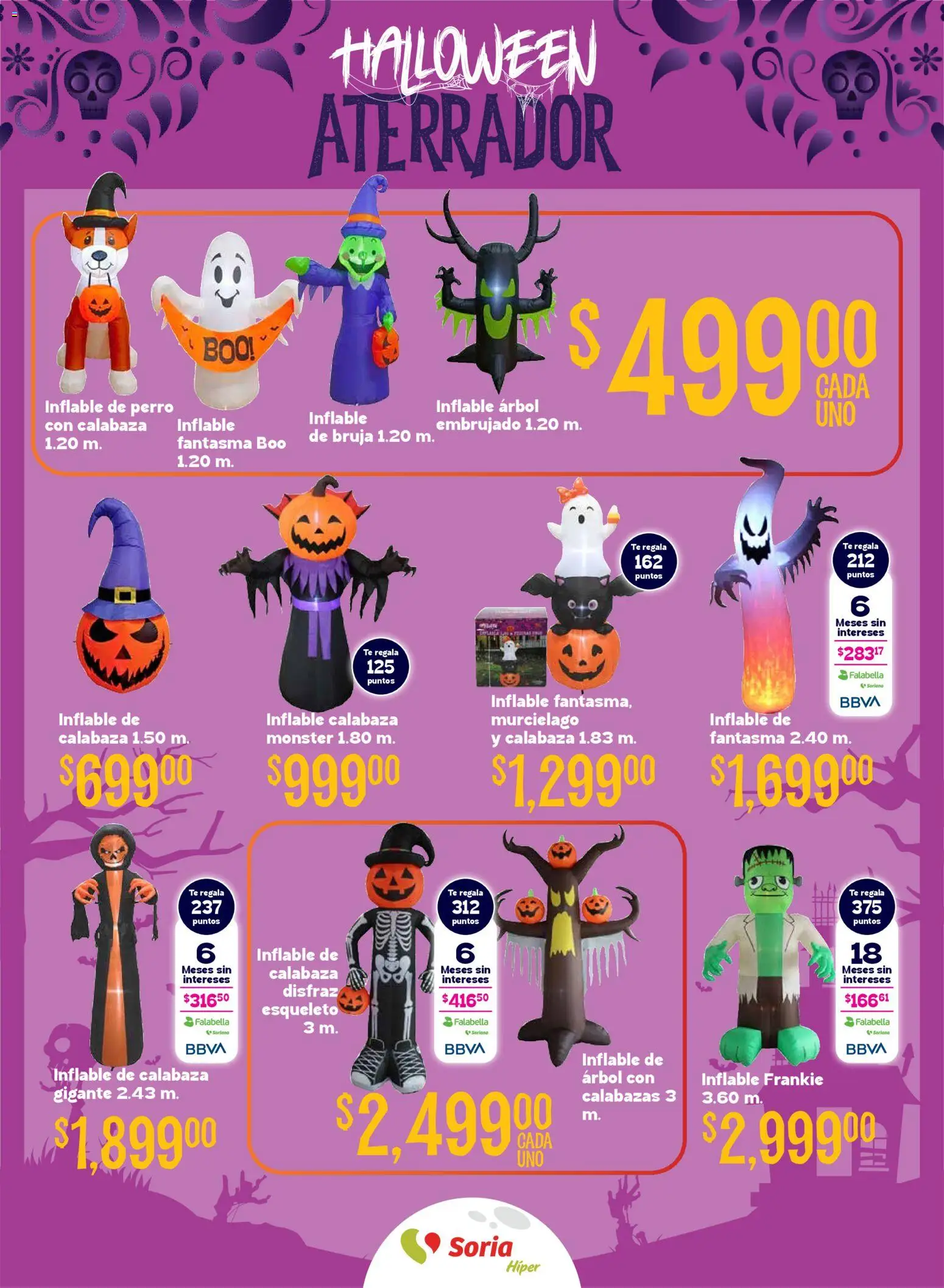 Nuevas ofertas de Soriana válidas en toda la República Mexicana desde el 08/09/2026. ¡Encuentra las mejores ofertas en Soriana Halloween y Día de muertos Híper Nacional! | Página: 27