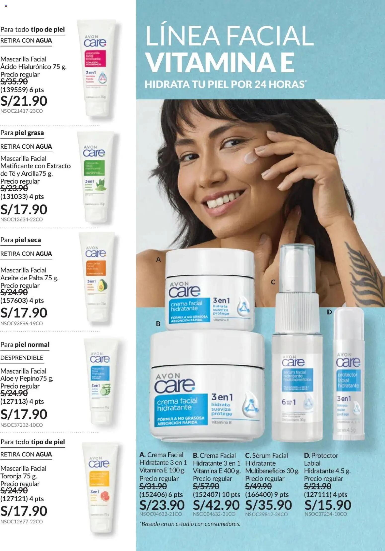 Catálogo Avon válido desde 21/04/2026 | Página: 129 | Productos: Aceite, Té, Crema