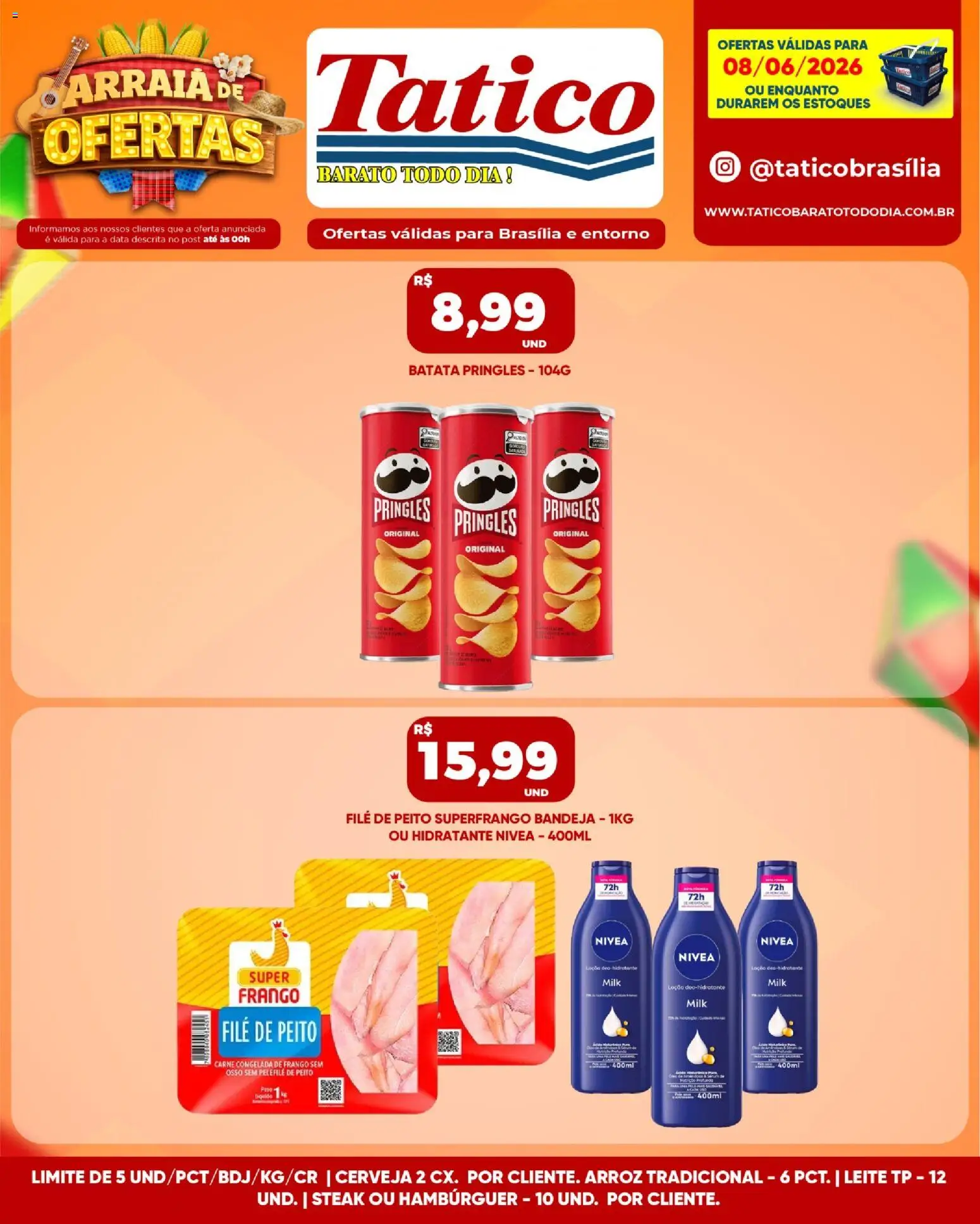 Tatico Folheto - válido de 09.06.2026 | Página: 27 | Produtos: Carne, Bandeja, Batata, Frango