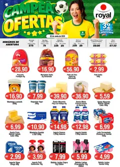 Royal Supermercados ofertas Terça dos Frios e Laticínios - Pré-Visualização do folheto da loja Royal Supermercados, válido de 02.06.2026