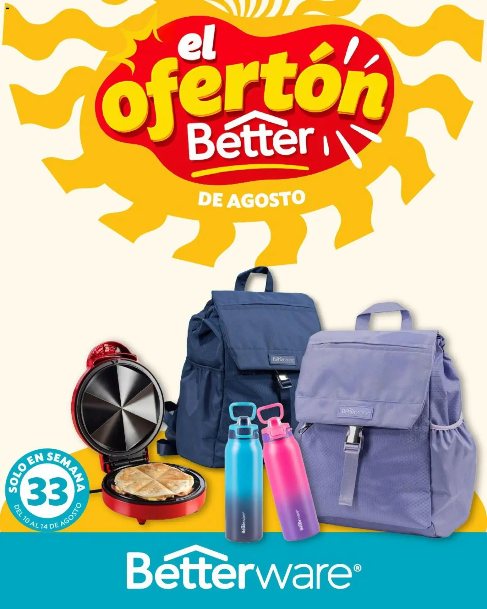 Nuevas ofertas de Betterware válidas en toda la República Mexicana desde el 10/08/2026. ¡Encuentra las mejores ofertas en Betterware catálogo El Ofertón! | Página: 1