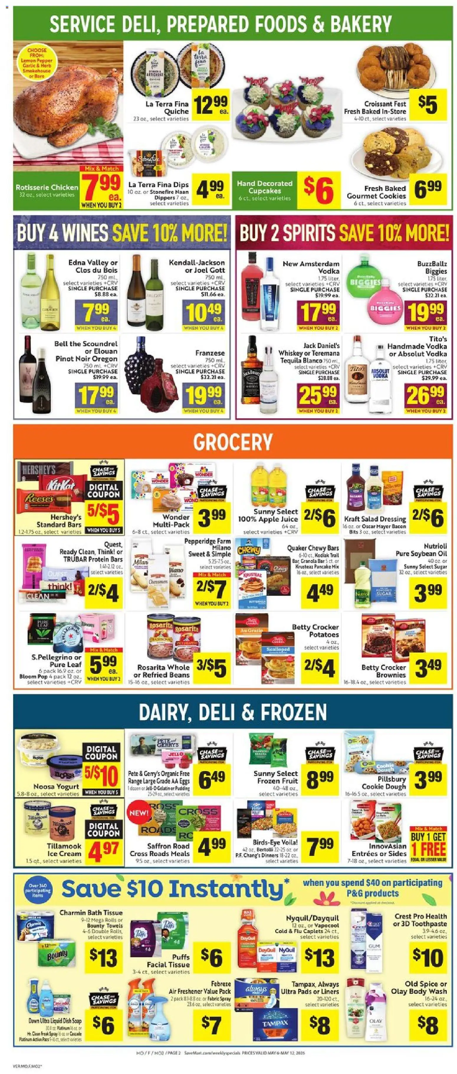 Save Mart Weekly - CA - valid from 06.05.2026 | Page: 5 | Products: Bakery, Toothpaste, Salad, Lemon