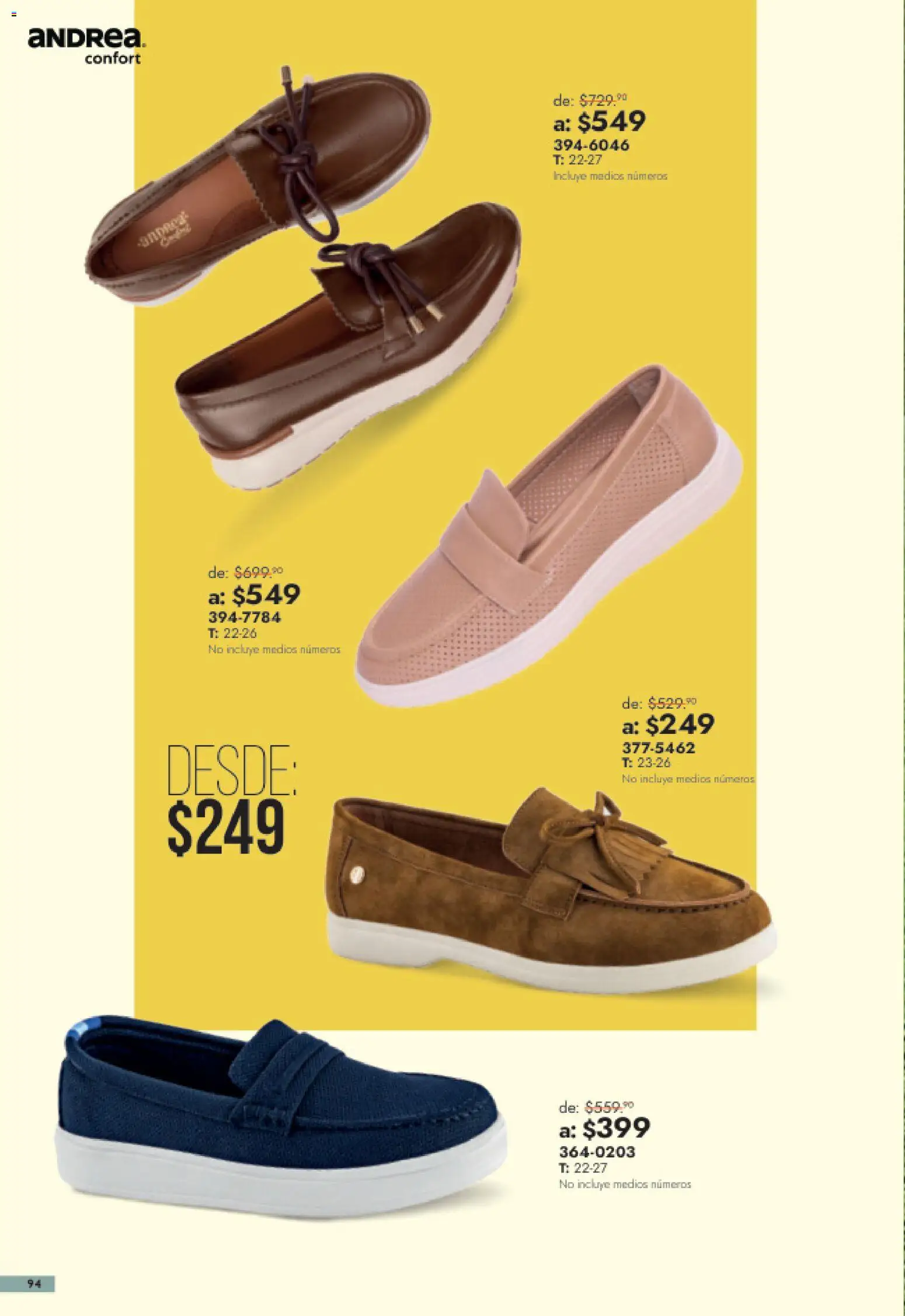 Nuevas ofertas de Andrea válidas en toda la República Mexicana desde el 26/07/2026. ¡Encuentra las mejores ofertas en Andrea catálogo Outlet! | Página: 94