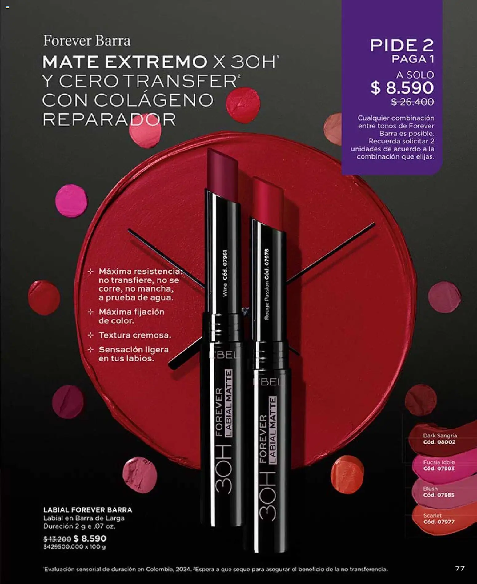 Catálogo L'Bel Campaña 6 │ válido desde el 31.03.2026 | Página: 81 | Productos: Mate, Labial