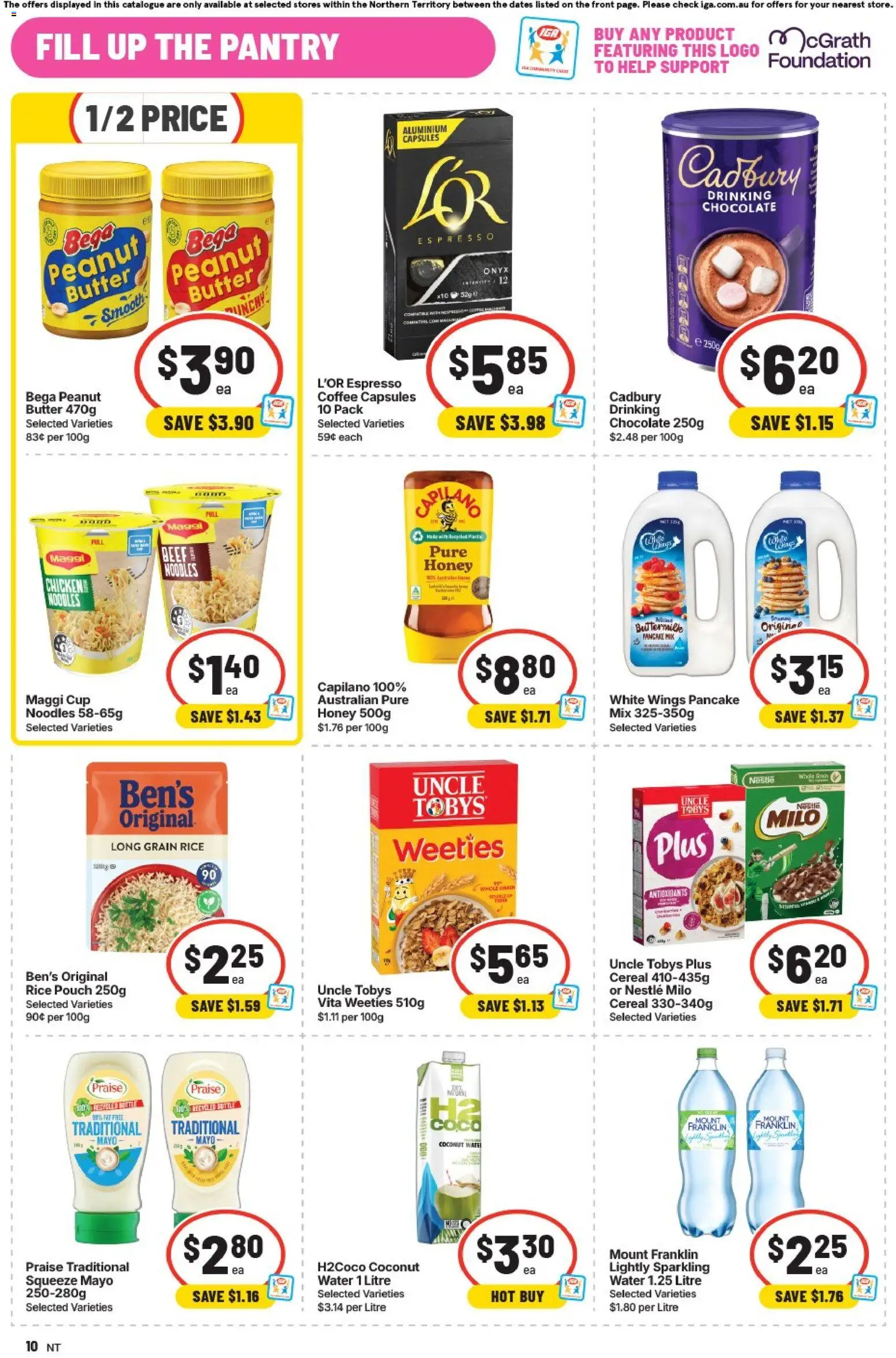 IGA catalogue - valid from 09/09/2026 | Page: 11 | Products: Noodles, Capsules, Water, Foundation