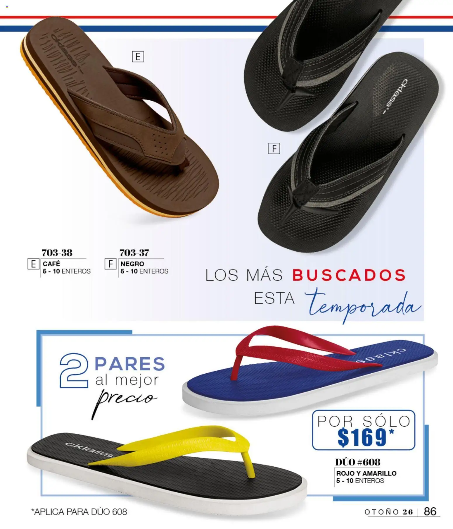 Nuevas ofertas de Cklass válidas en toda la República Mexicana desde el 08/07/2026. ¡Encuentra las mejores ofertas en Cklass catálogo Sandalias! | Página: 95 | Productos: Café