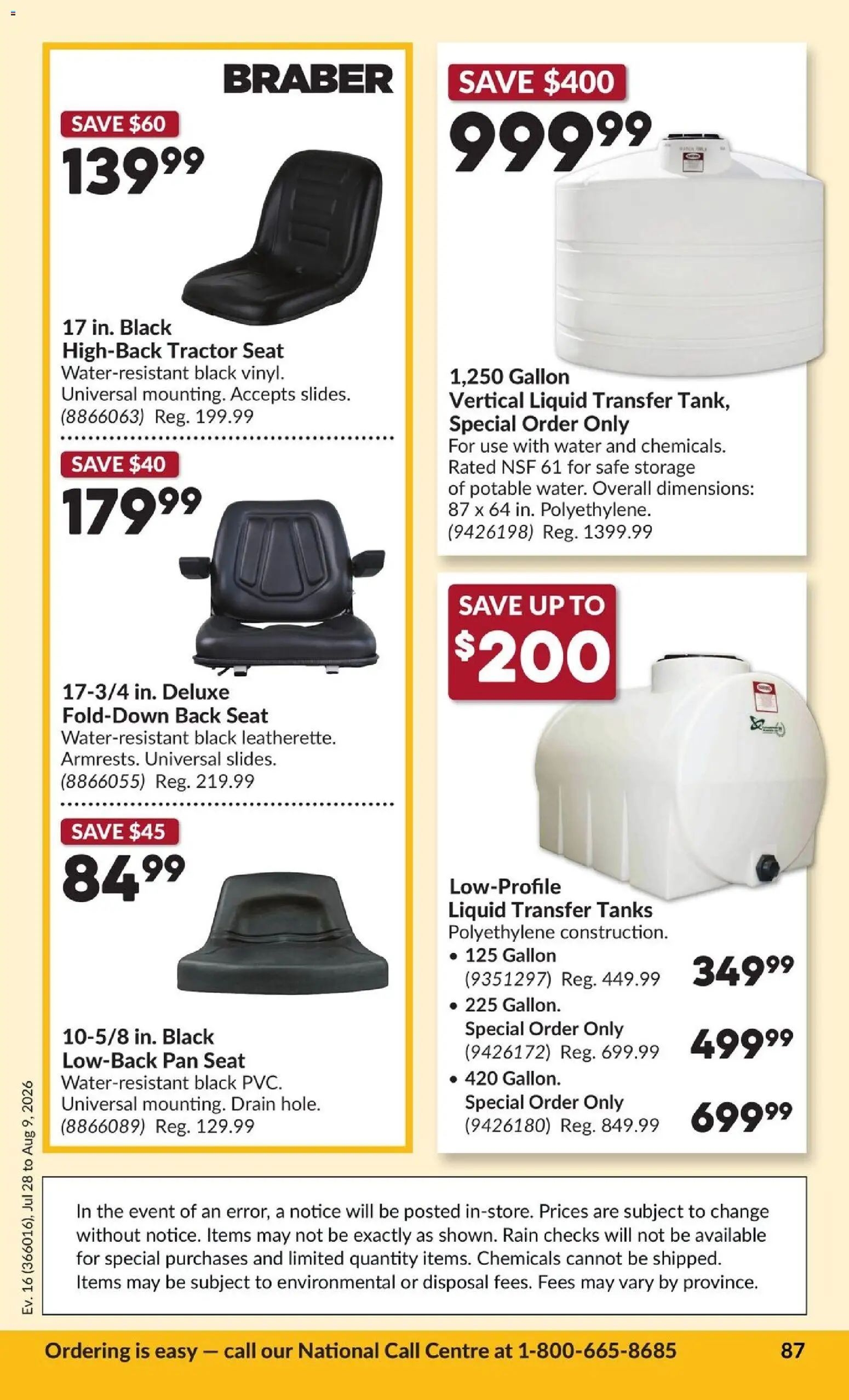 Princess Auto flyer valid from Jul 28, 2026 | Page: 92 | Products: Water