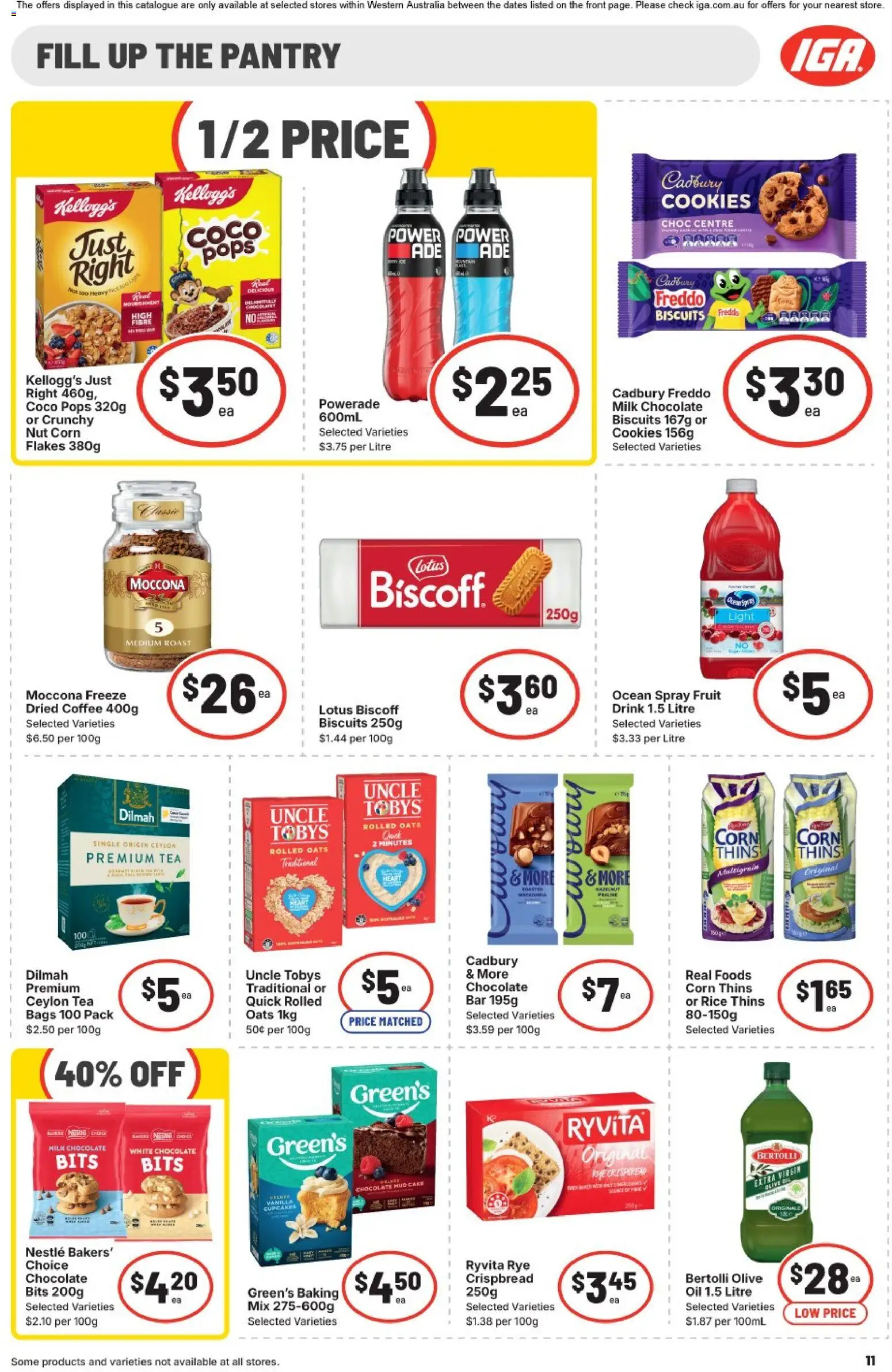 IGA catalogue - valid from 15/07/2026 | Page: 12 | Products: Oil, Coffee, Tea, Oats