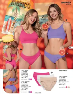 Vista previa de Andrea catálogo Lencería & vestir interior, nuevo folleto de la tienda, válido en México a partir del 24.05.2026 | Página: 51 | Productos: Algodón, Lenceria