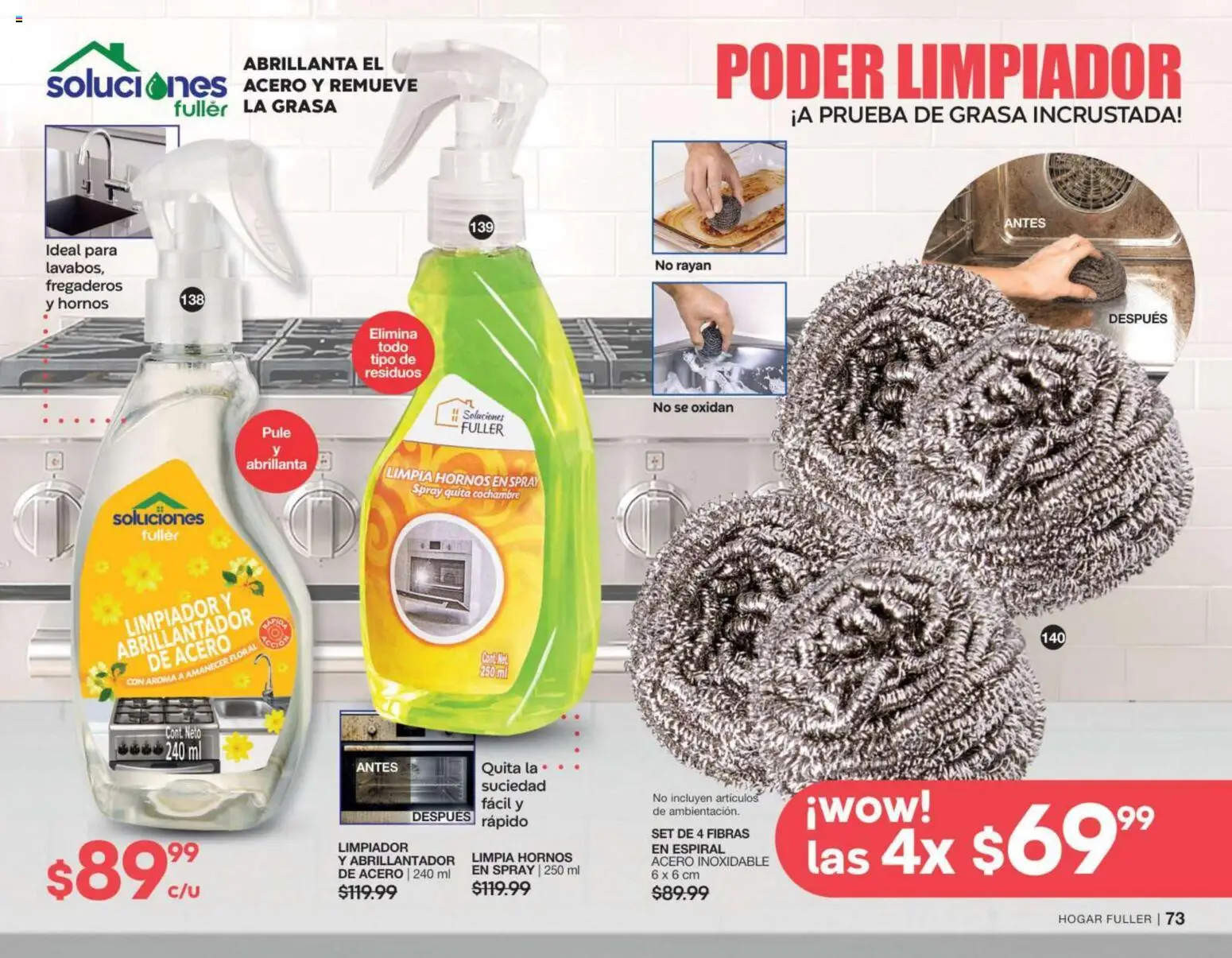 Nuevas ofertas de Fuller válidas en toda la República Mexicana desde el 02/09/2026. ¡Encuentra las mejores ofertas en Fuller campaña 11 2026! | Página: 38 | Productos: Limpiador