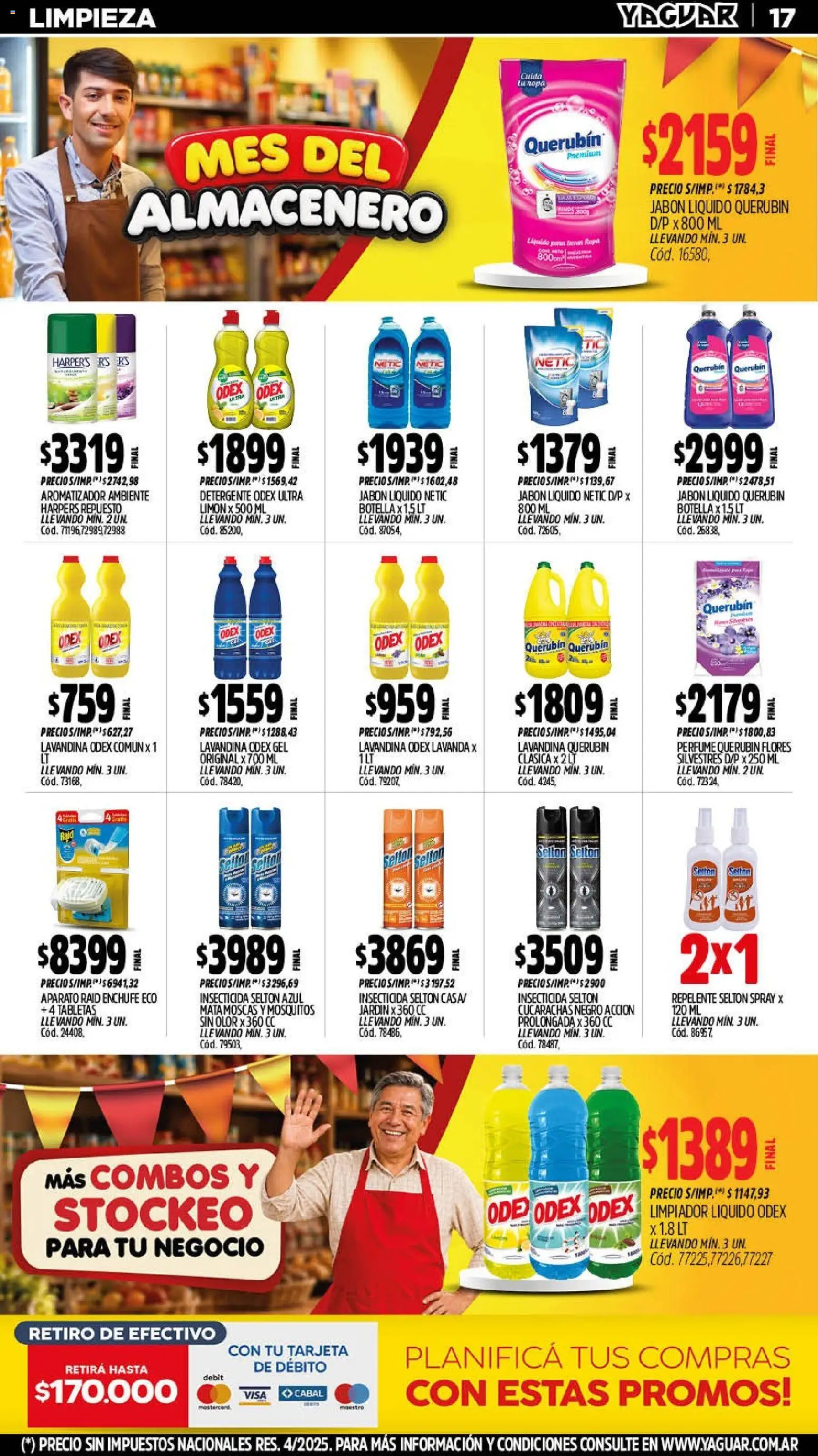 Yaguar - Oferta Semanal Neuquen │ válido desde el 07/09/2026 | Página: 17 | Productos: Botella, Enchufe, Perfume, Jabón líquido
