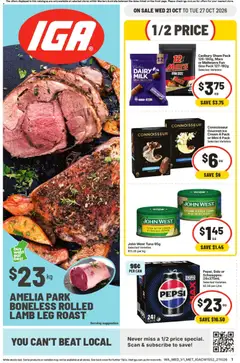 Preview of IGA WA catalogue - valid from 21/10/2026