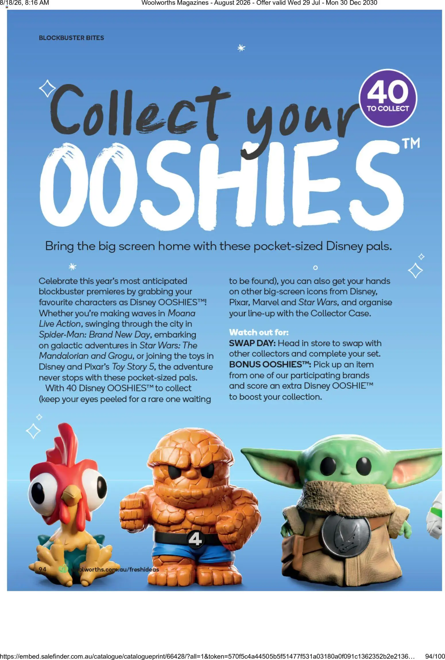 Woolworths catalogue - valid from 01/08/2026 | Page: 94 | Products: Watch, Toys, Screen