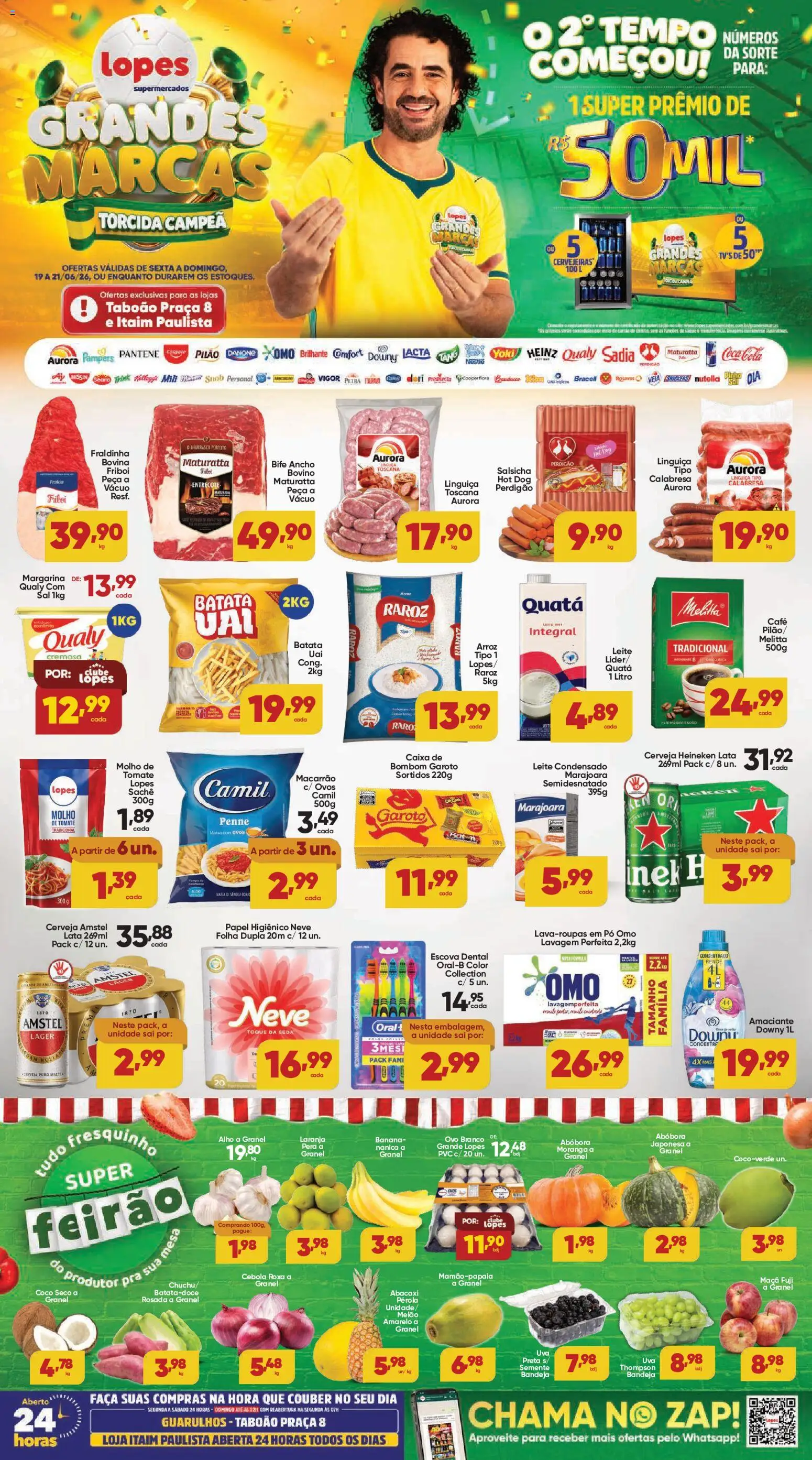 Lopes Supermercados Folheto - válido de 19.06.2026 | Página: 1