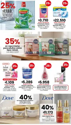 Vista previa Coto - Perfumería y limpieza válido desde el 06/07/2026 | Página: 5 | Productos: Máscara, Jabón, Ropa interior, Protectores diarios