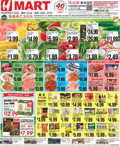 Preview of Hmart weekly ads valid from 22.05.2026