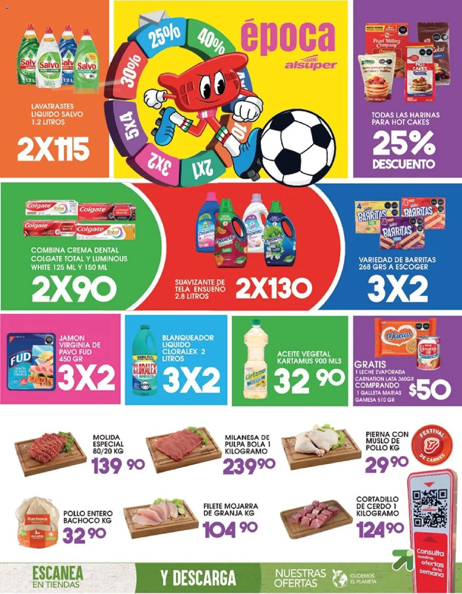 Nuevas ofertas de Alsuper válidas en toda la República Mexicana desde el 02.06.2026. ¡Encuentra las mejores ofertas en Alsuper folleto Durango! | Página: 8