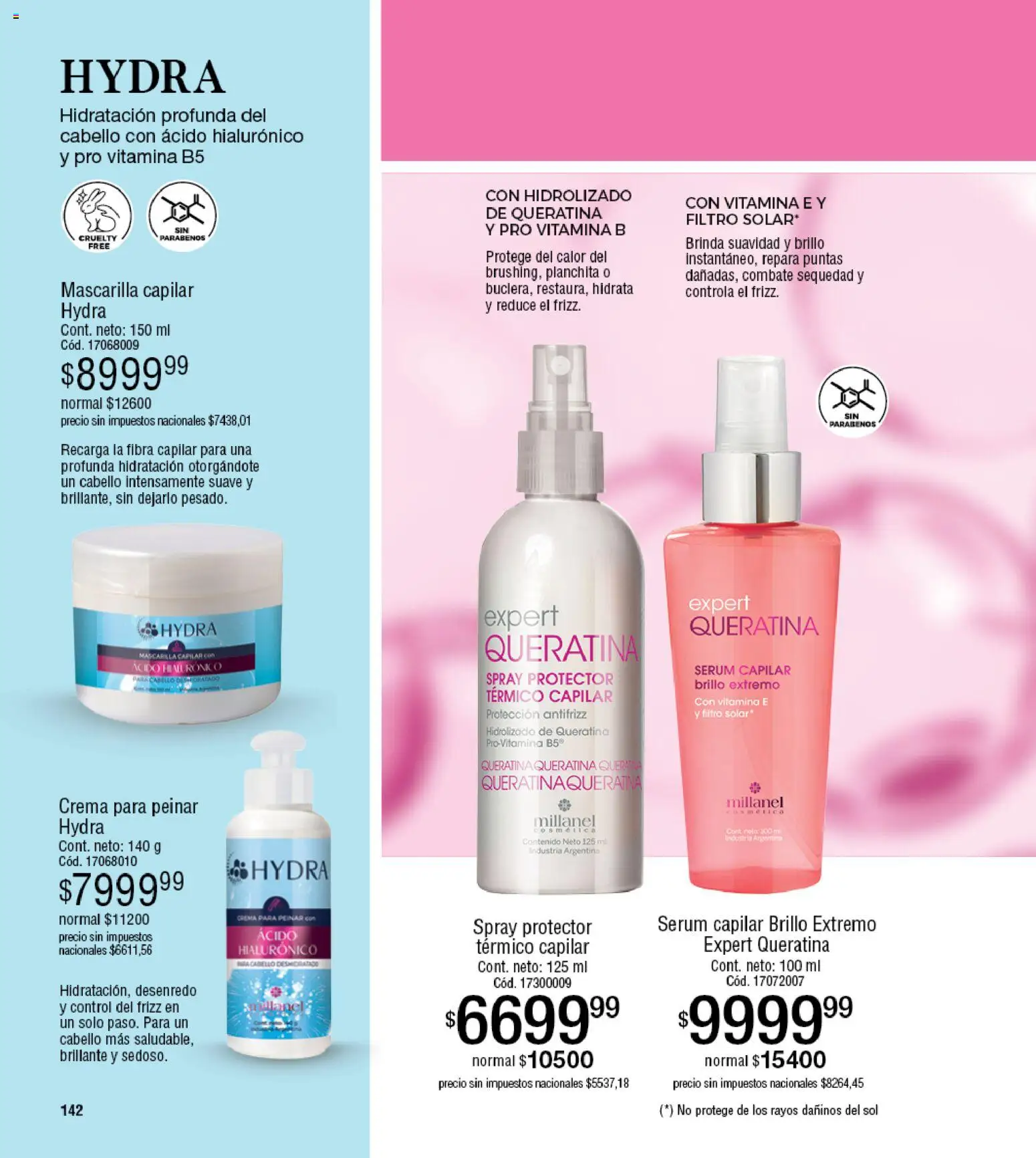Millanel - Catálogo │ válido desde el 25.05.2026 | Página: 166 | Productos: Mascarilla, Serum, Brillo, Crema