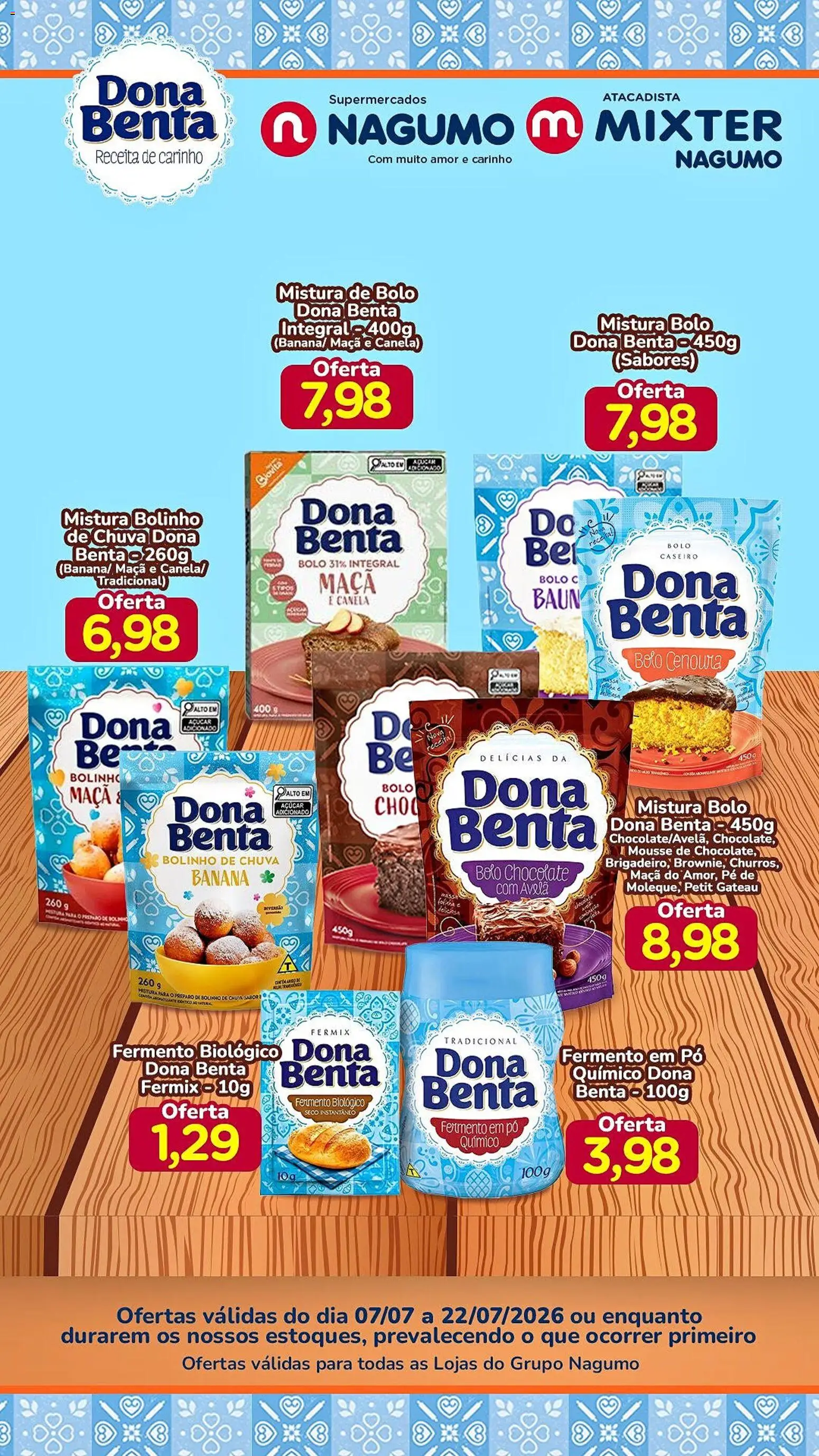 Nagumo Folheto - válido de 07/07/2026 | Página: 1 | Produtos: Mousse, Chocolate, Canela, Avelã