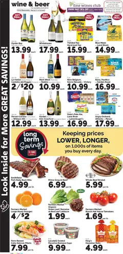 Preview of Harris Teeter weekly ads valid from 07/15/2026 | Page: 9 | Products: Cider, Tea, Mango, Case